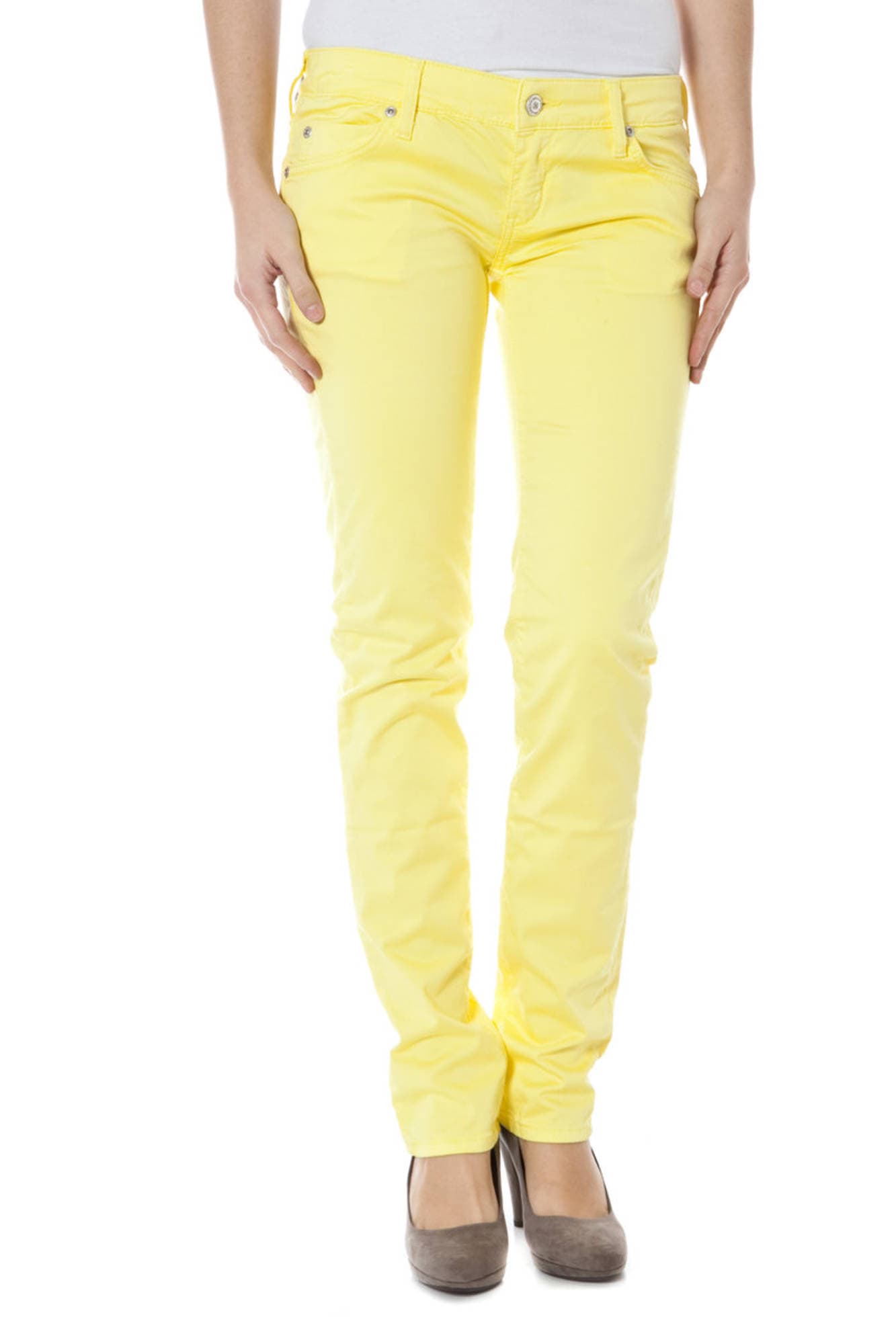 ZUELEMENTS Damen Hose in Gelb