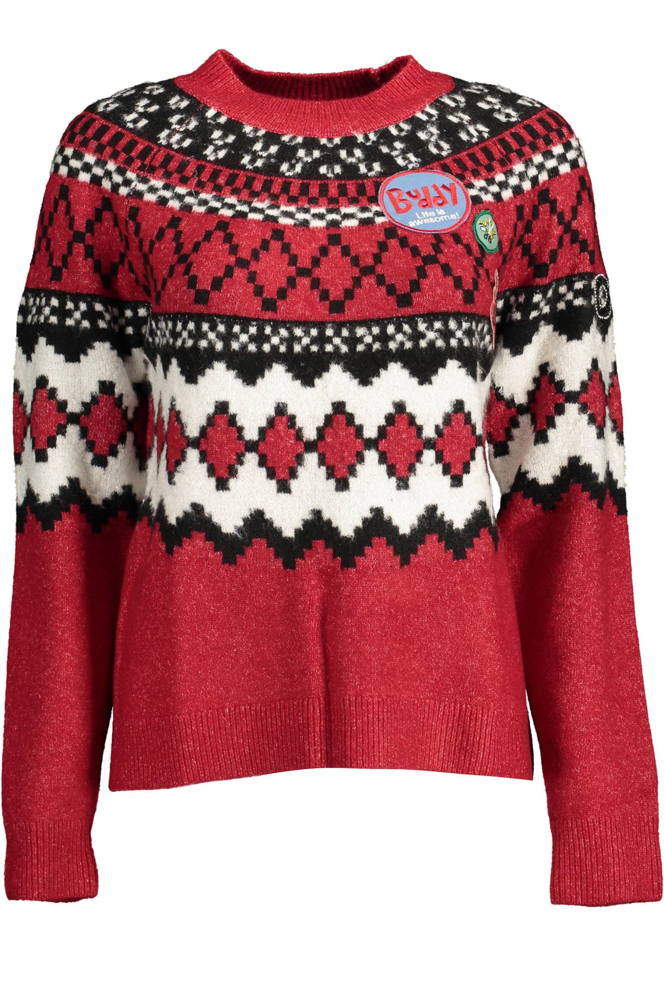 DESIGUAL Damen Pullover in Rot
