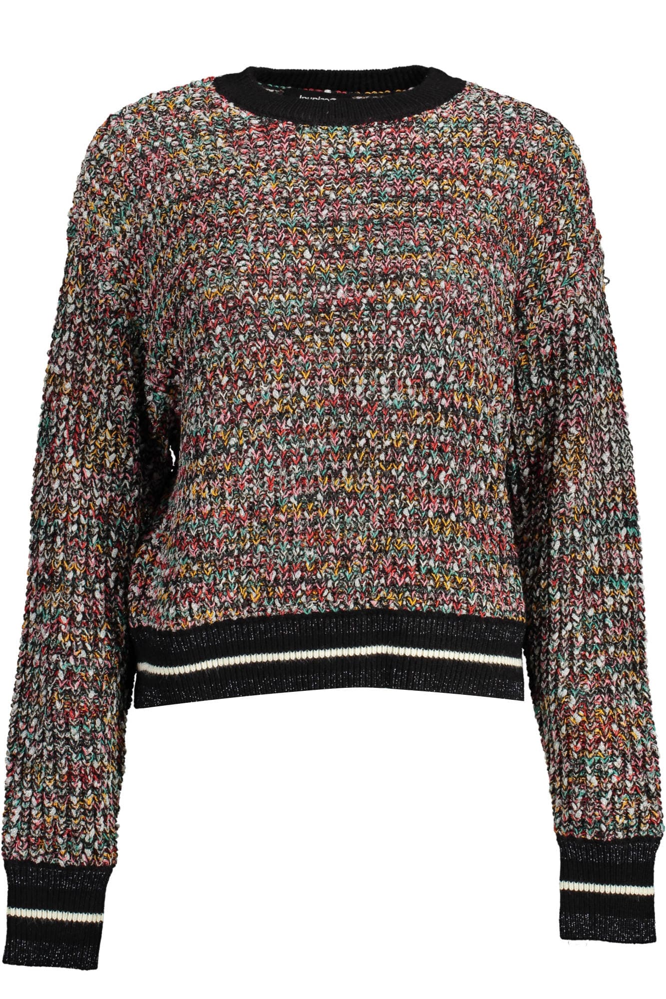 DESIGUAL Damen Pullover in Schwarz