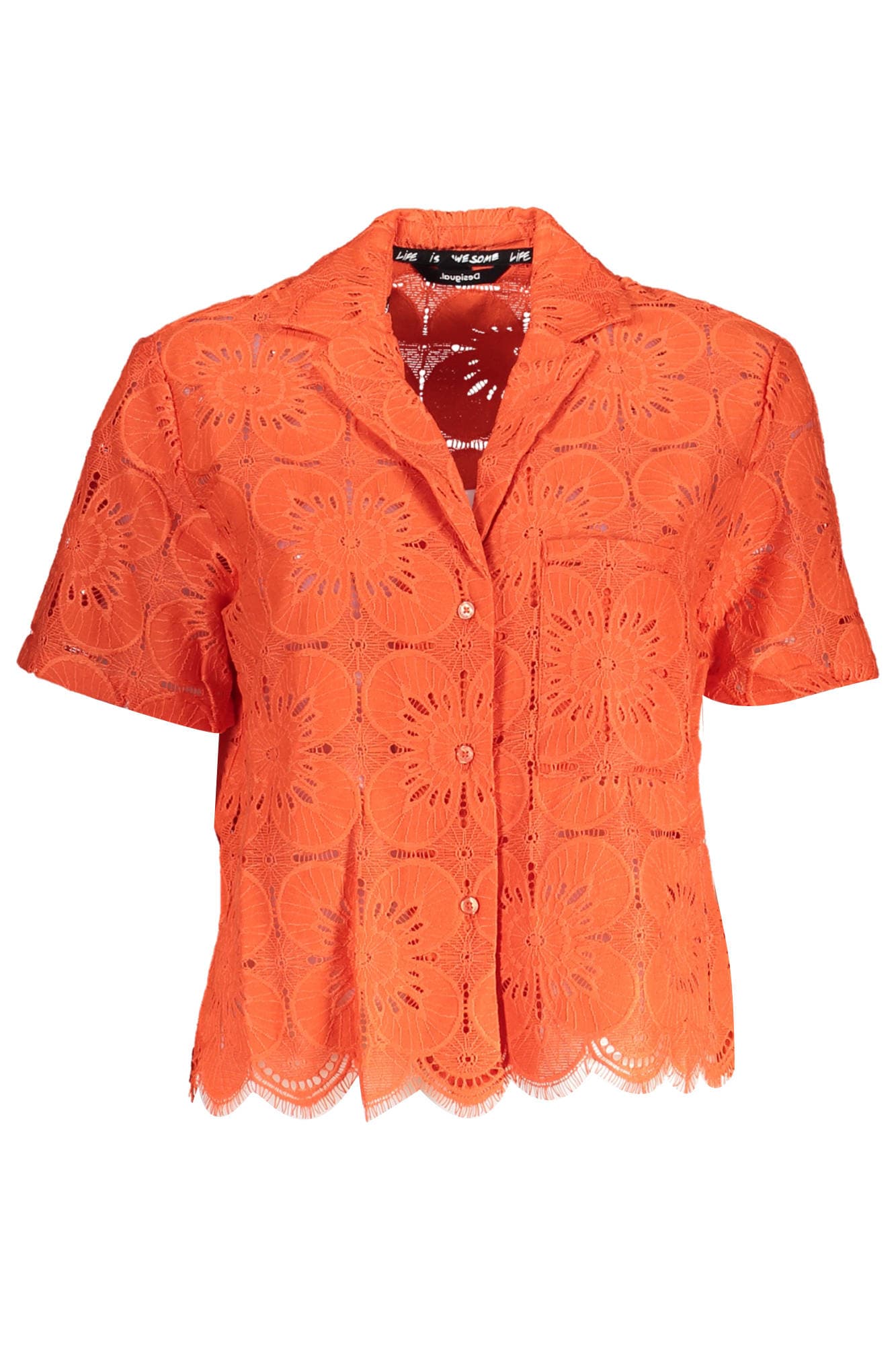 DESIGUAL Damen Hemd in Orange