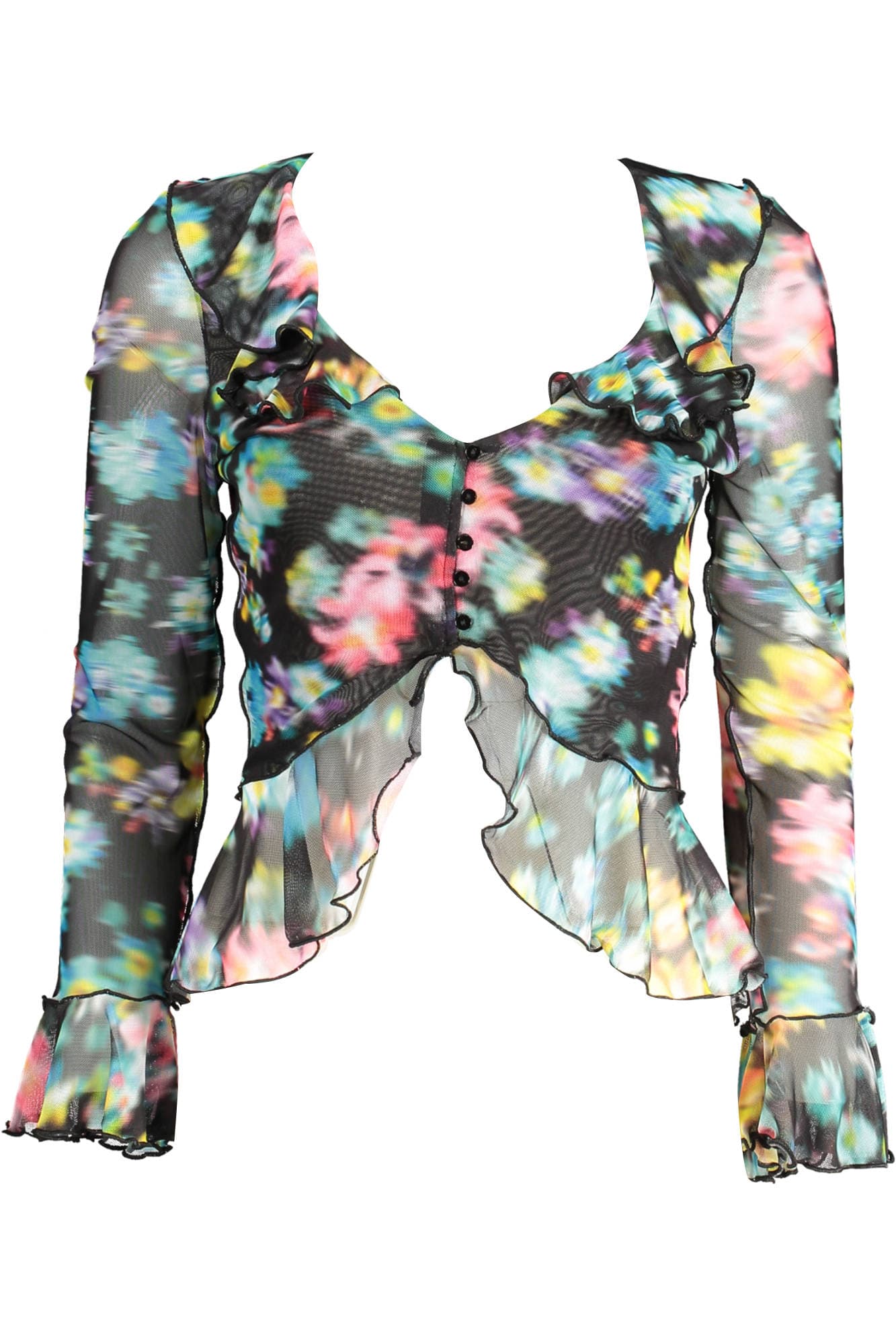 DESIGUAL Damen T-Shirt in Schwarz