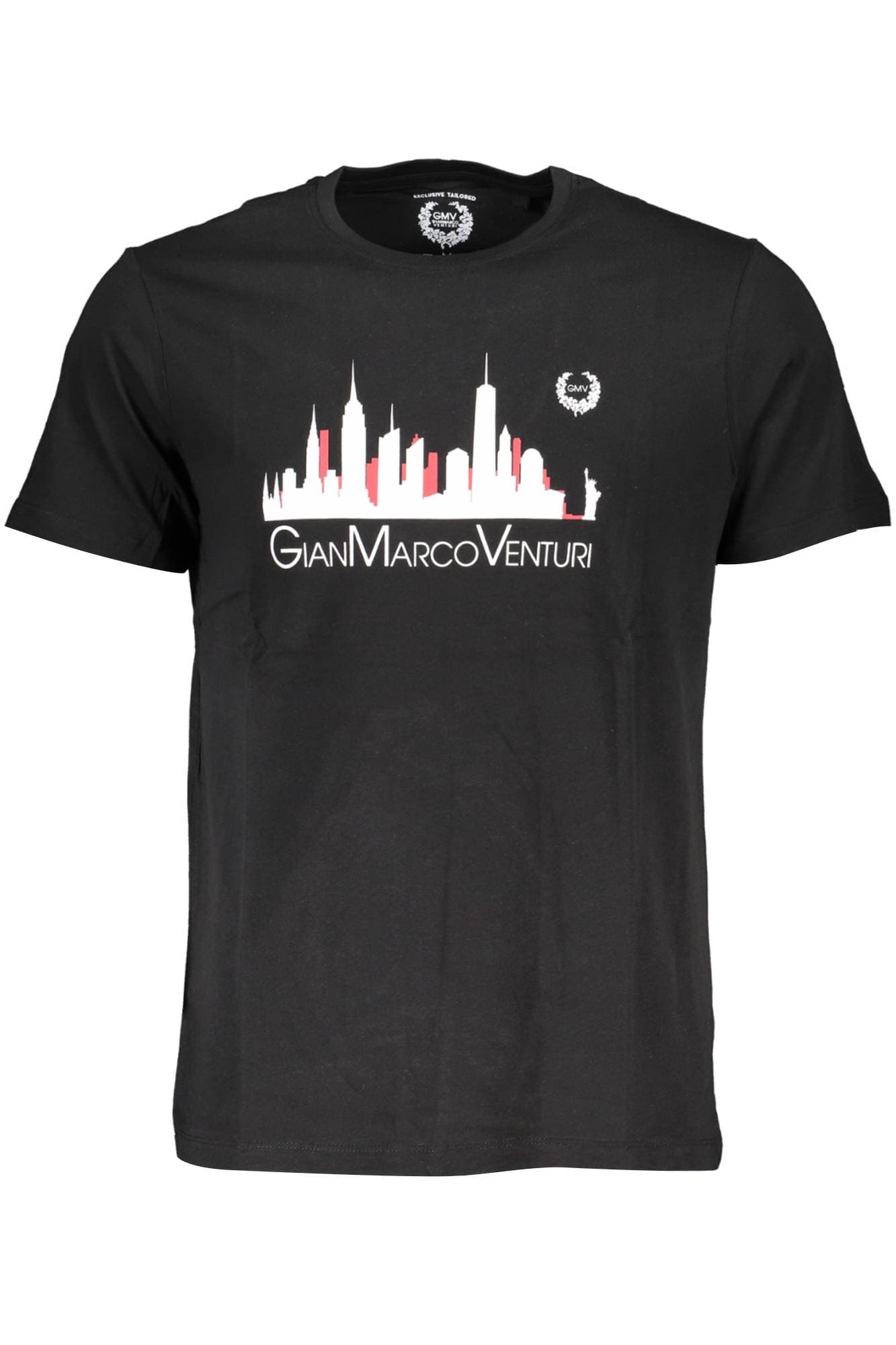 GIAN MARCO VENTURI Herren T-Shirt in Schwarz