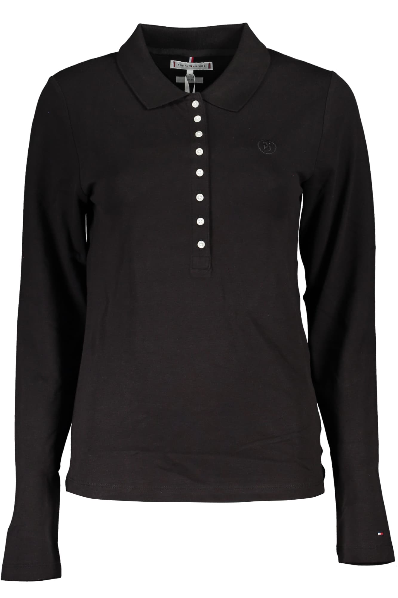Tommy Hilfiger Damen Poloshirt in Schwarz