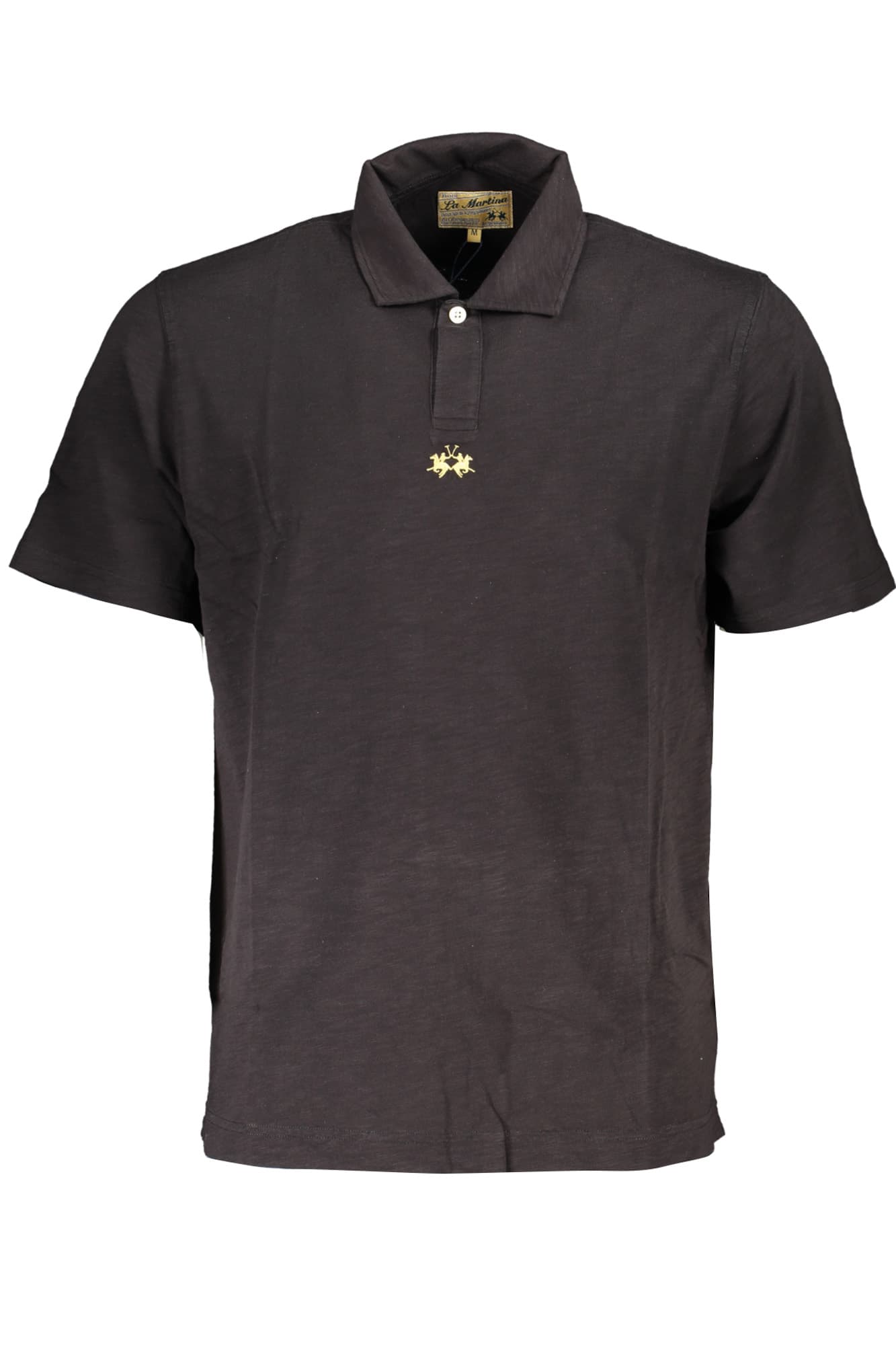 LA MARTINA Herren Poloshirt in Schwarz