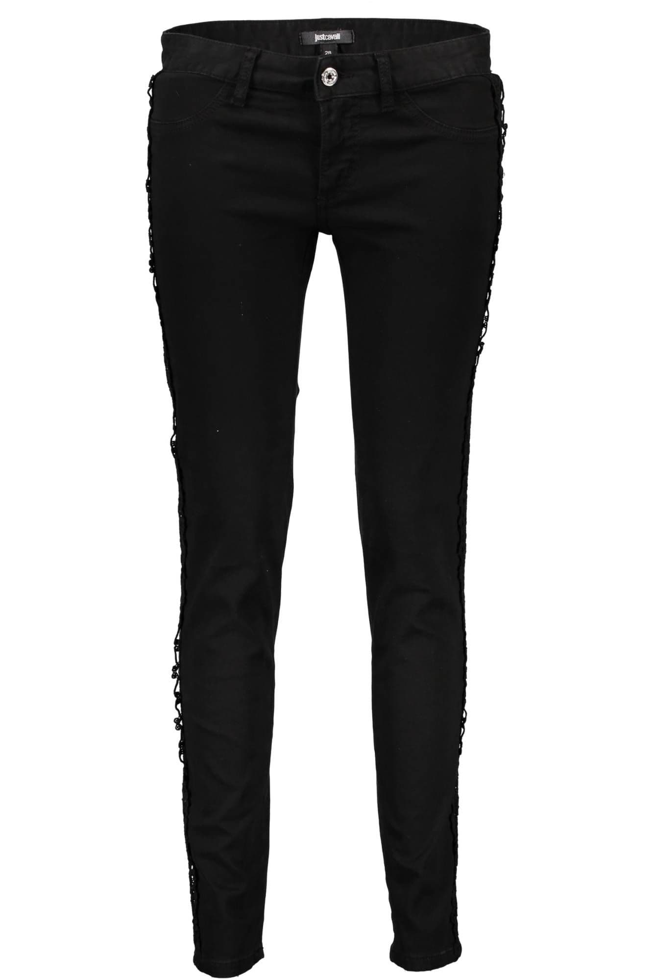 JUST CAVALLI Damen Hose in Schwarz