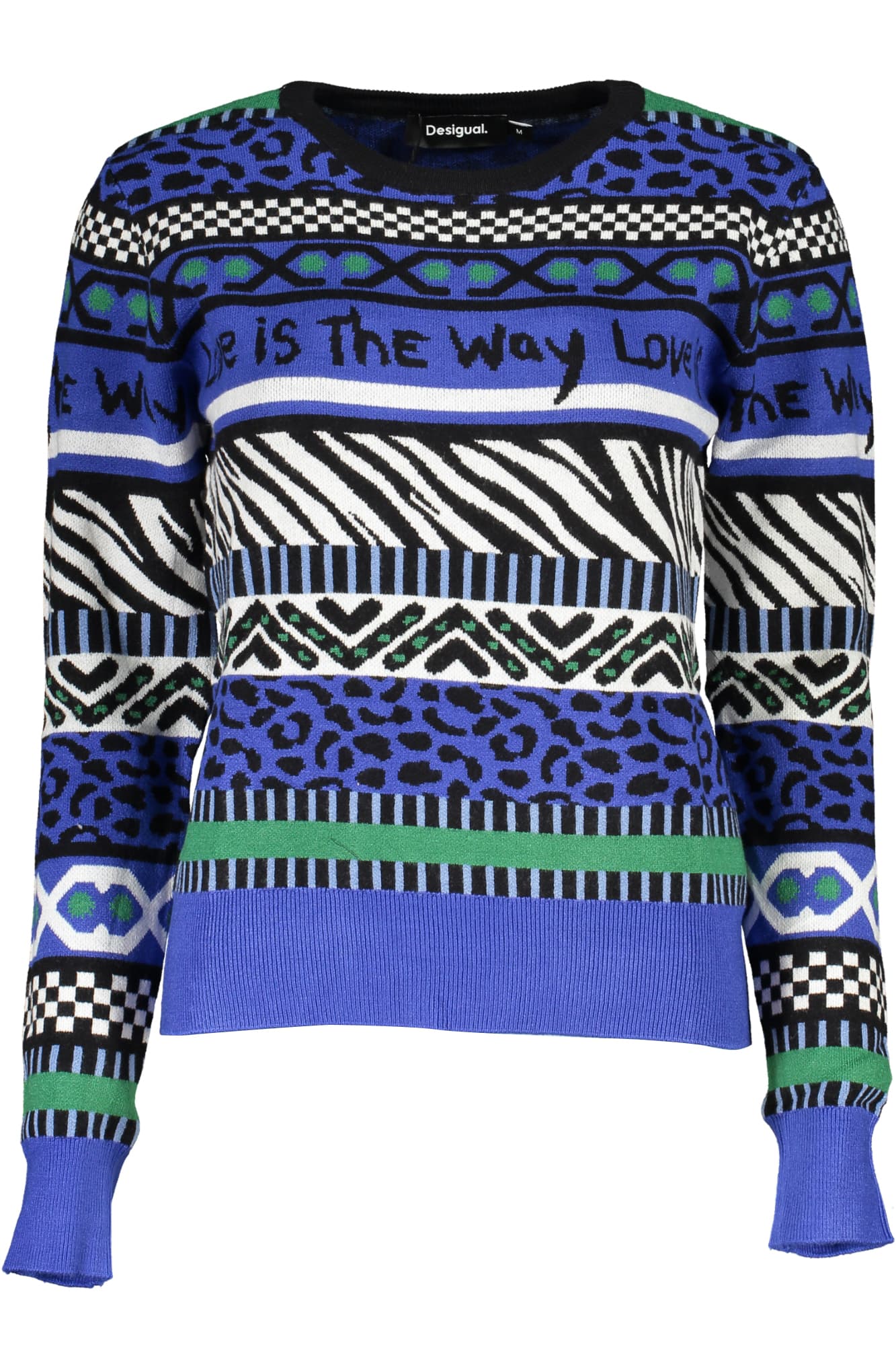 DESIGUAL Damen Pullover in Blau