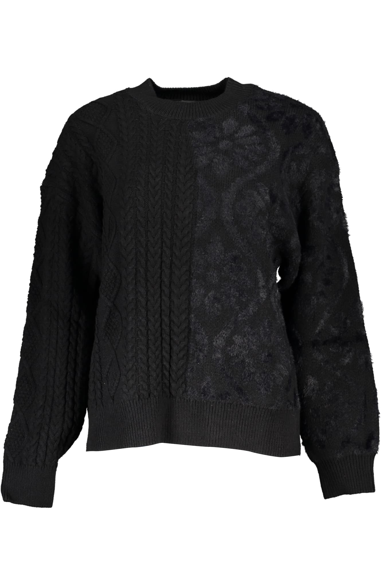 DESIGUAL Damen Pullover in Schwarz