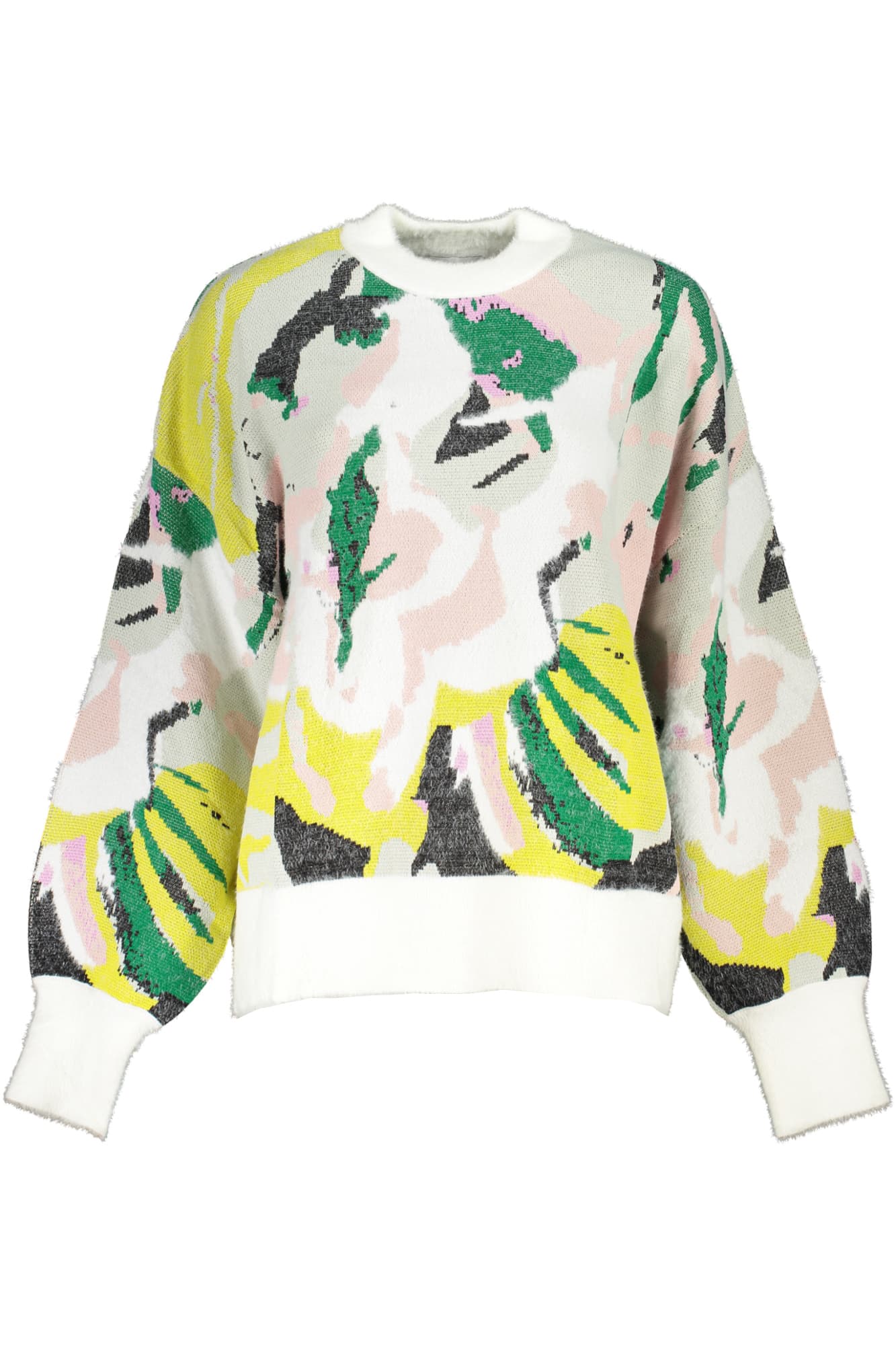 DESIGUAL Damen Pullover in Weiß