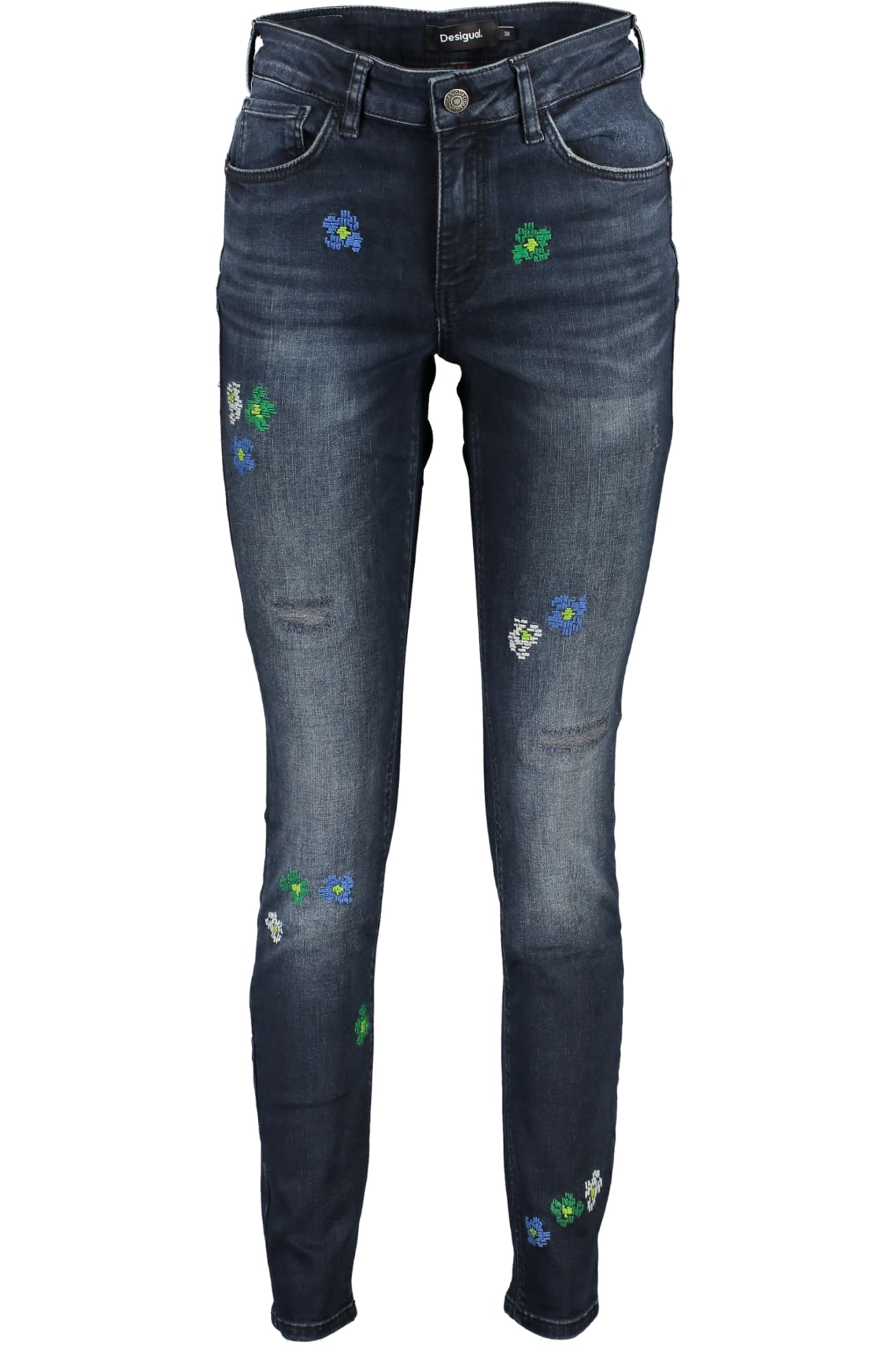 DESIGUAL Damen Jeans in Blau