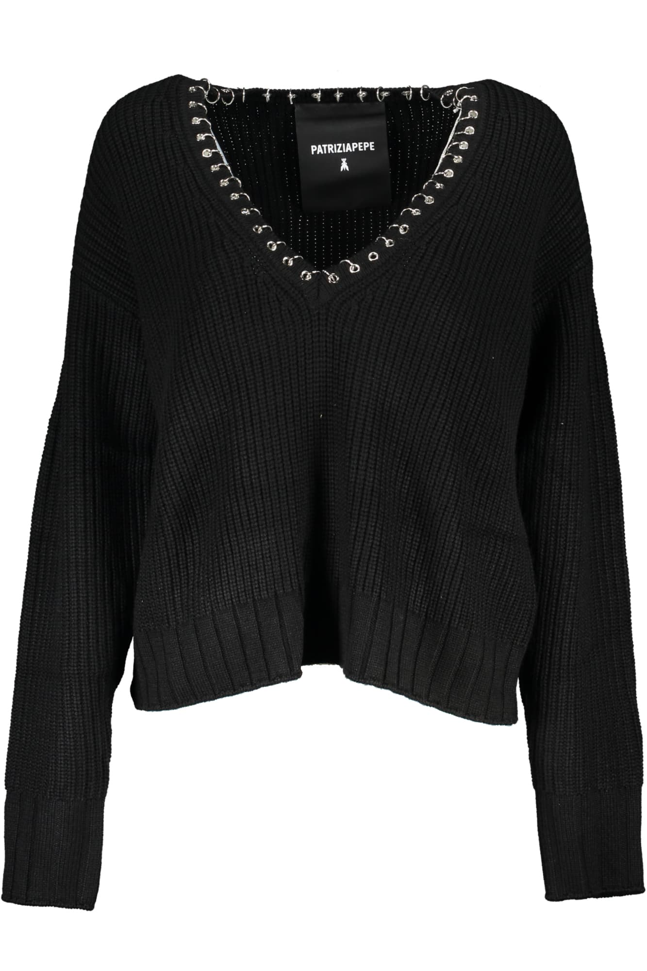 PATRIZIA PEPE Damen Pullover in Schwarz