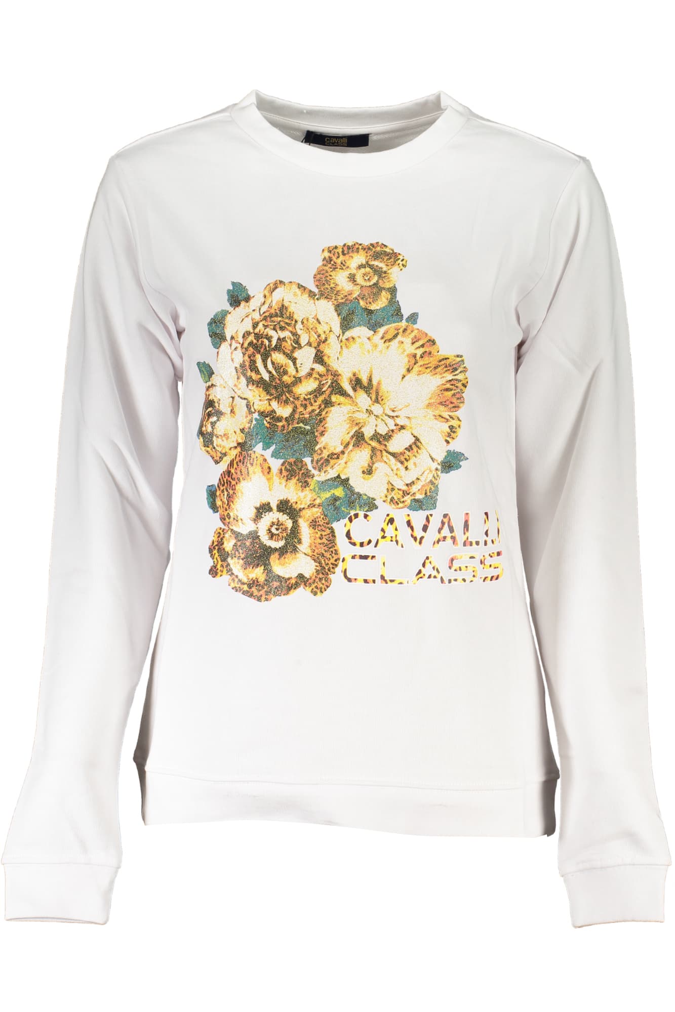 CAVALLI CLASS Damen Sweatshirt in Weiß
