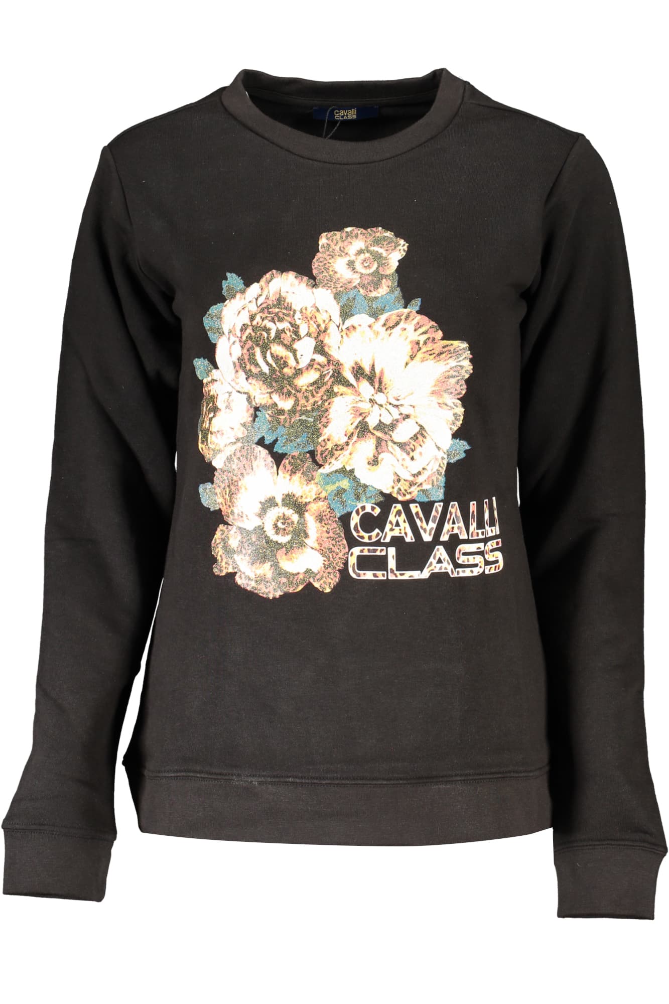 CAVALLI CLASS Damen Sweatshirt in Schwarz
