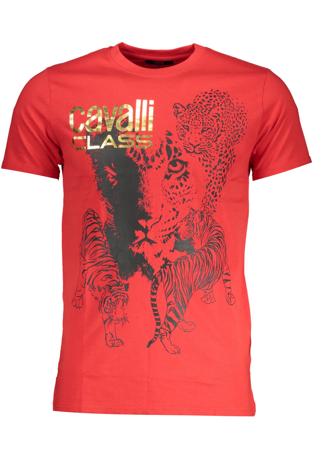 CAVALLI CLASS Herren T-Shirt in Rot