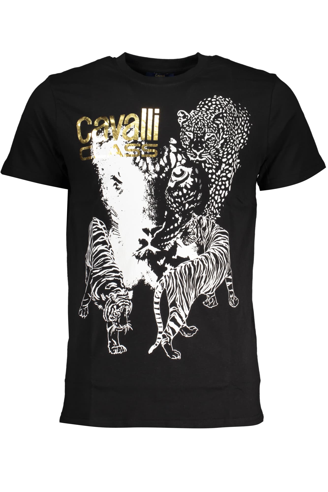 CAVALLI CLASS Herren T-Shirt in Schwarz