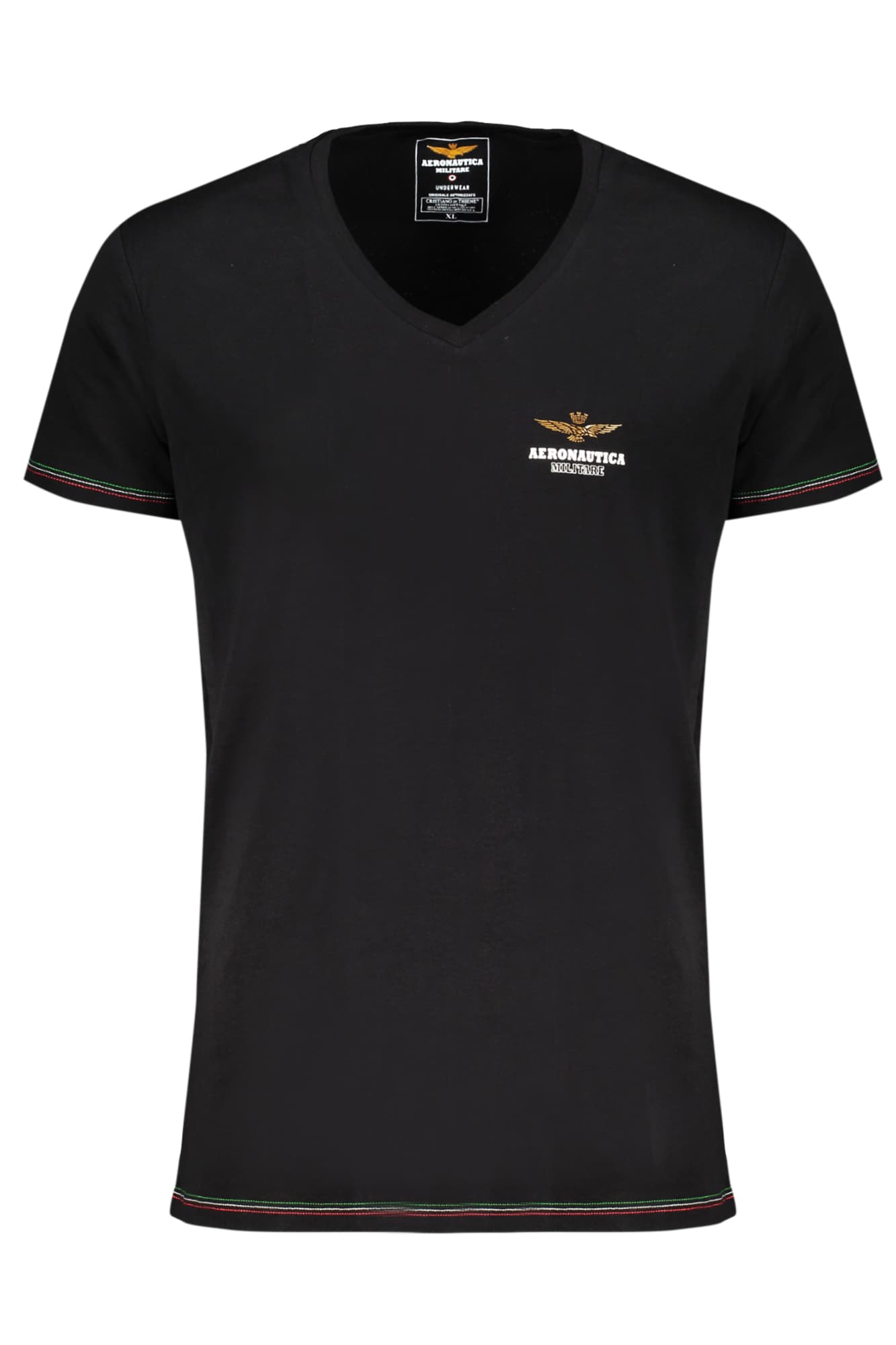 AERONAUTICA MILITARE Herren T-Shirt in Schwarz
