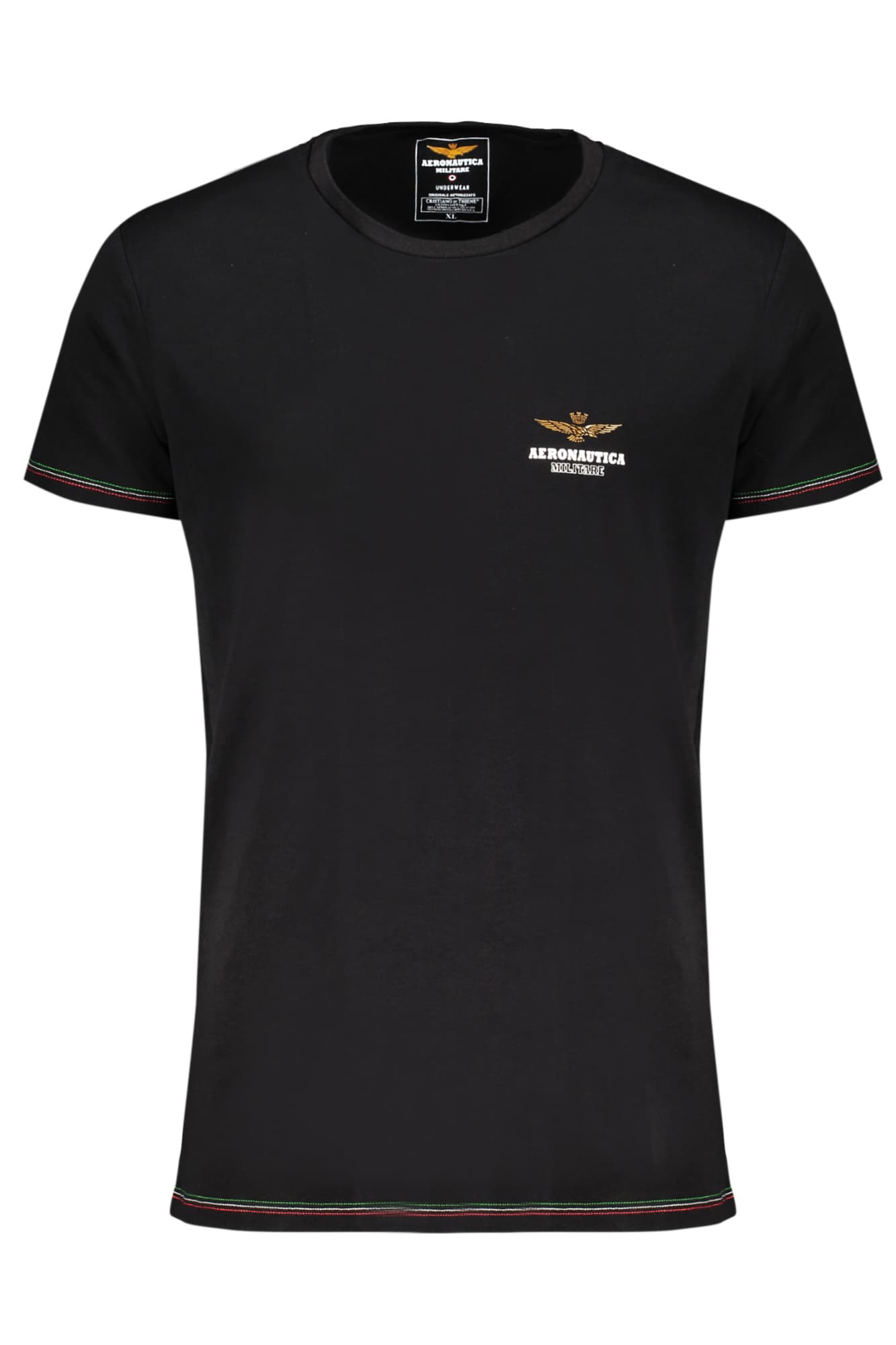 AERONAUTICA MILITARE Herren T-Shirt in Schwarz