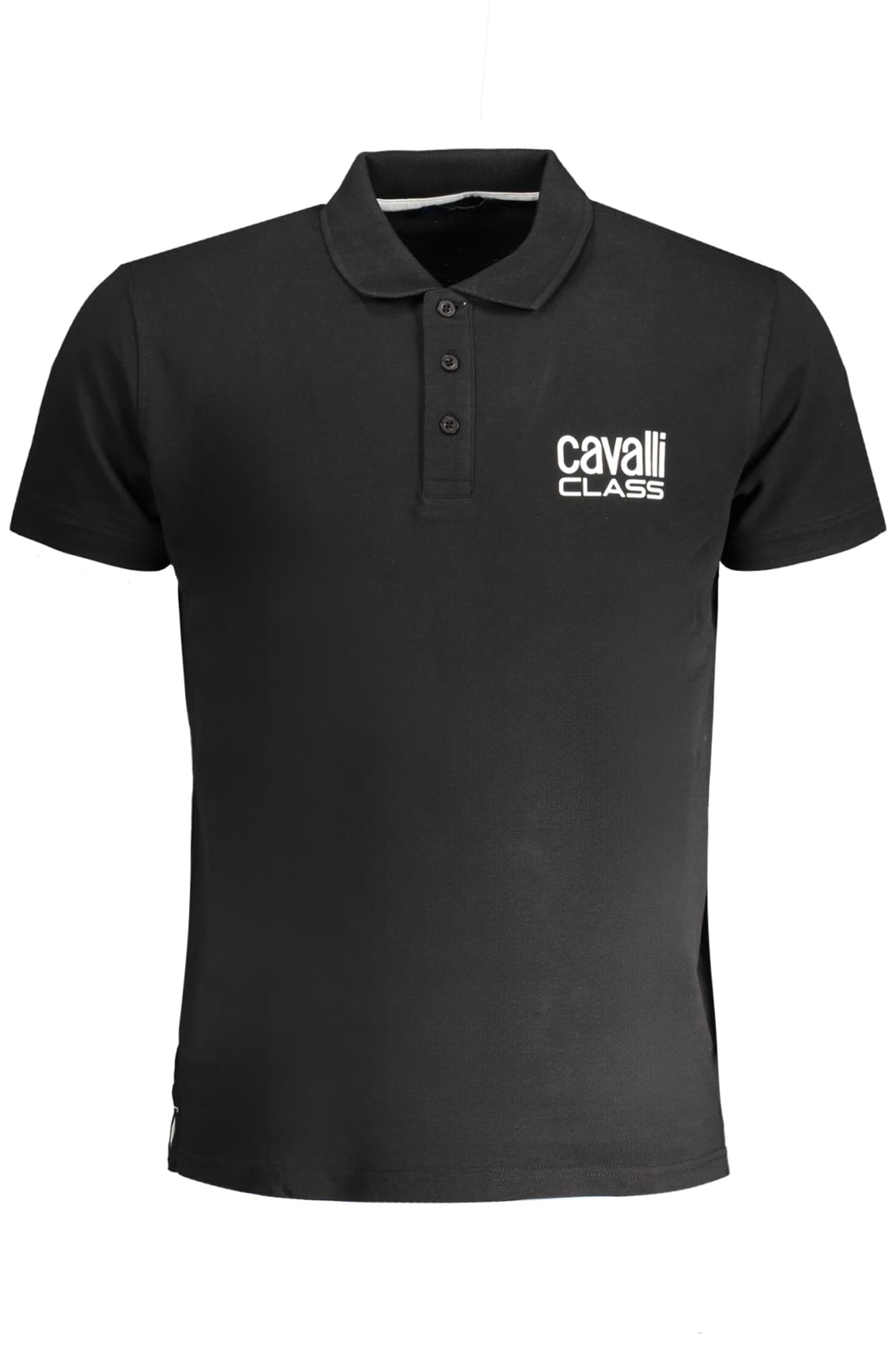 CAVALLI CLASS Herren Poloshirt in Schwarz
