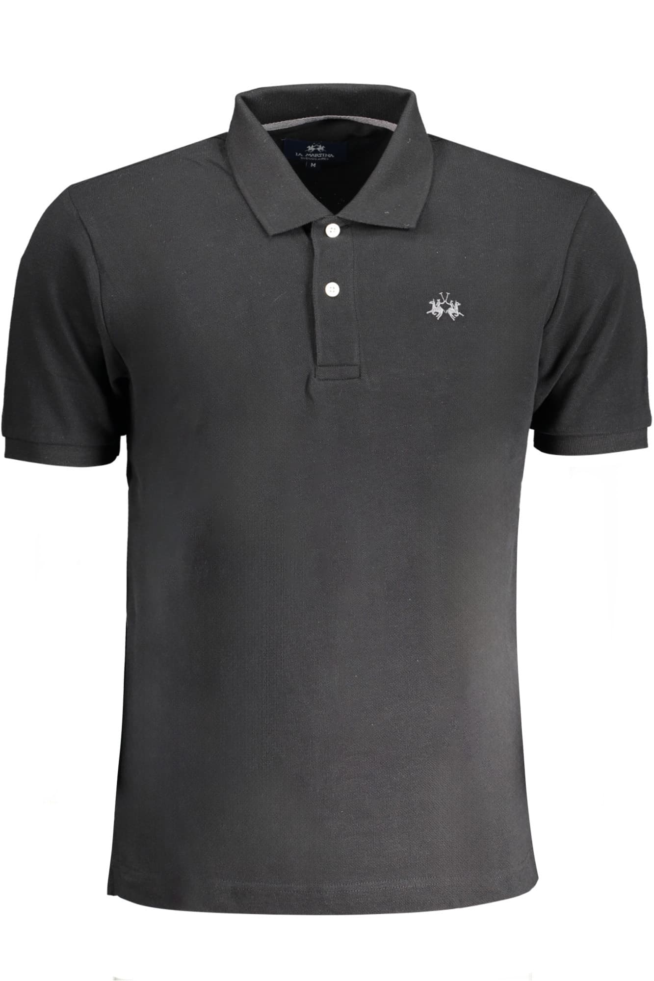 LA MARTINA Herren Poloshirt in Schwarz