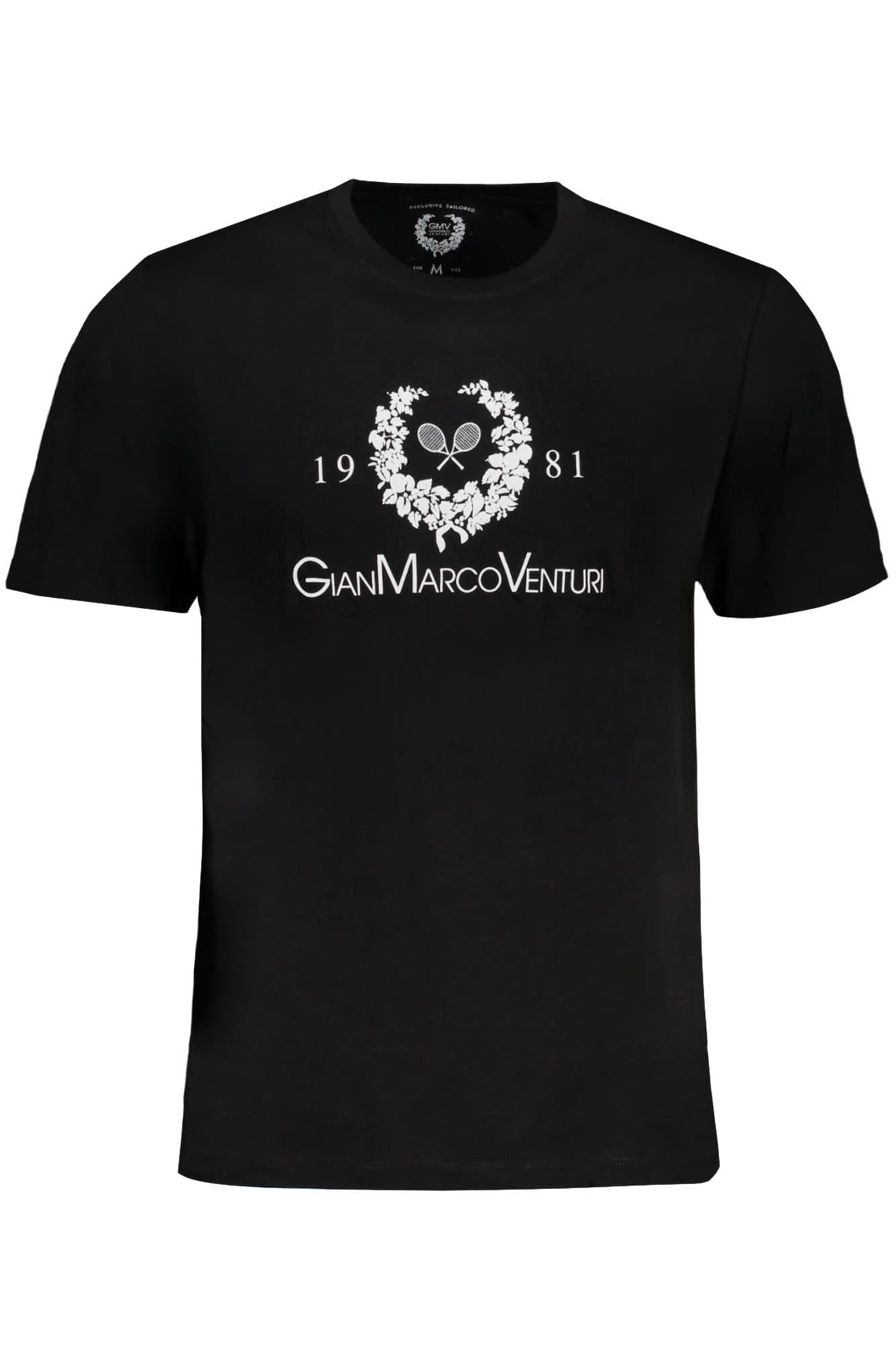 GIAN MARCO VENTURI Herren T-Shirt in Schwarz