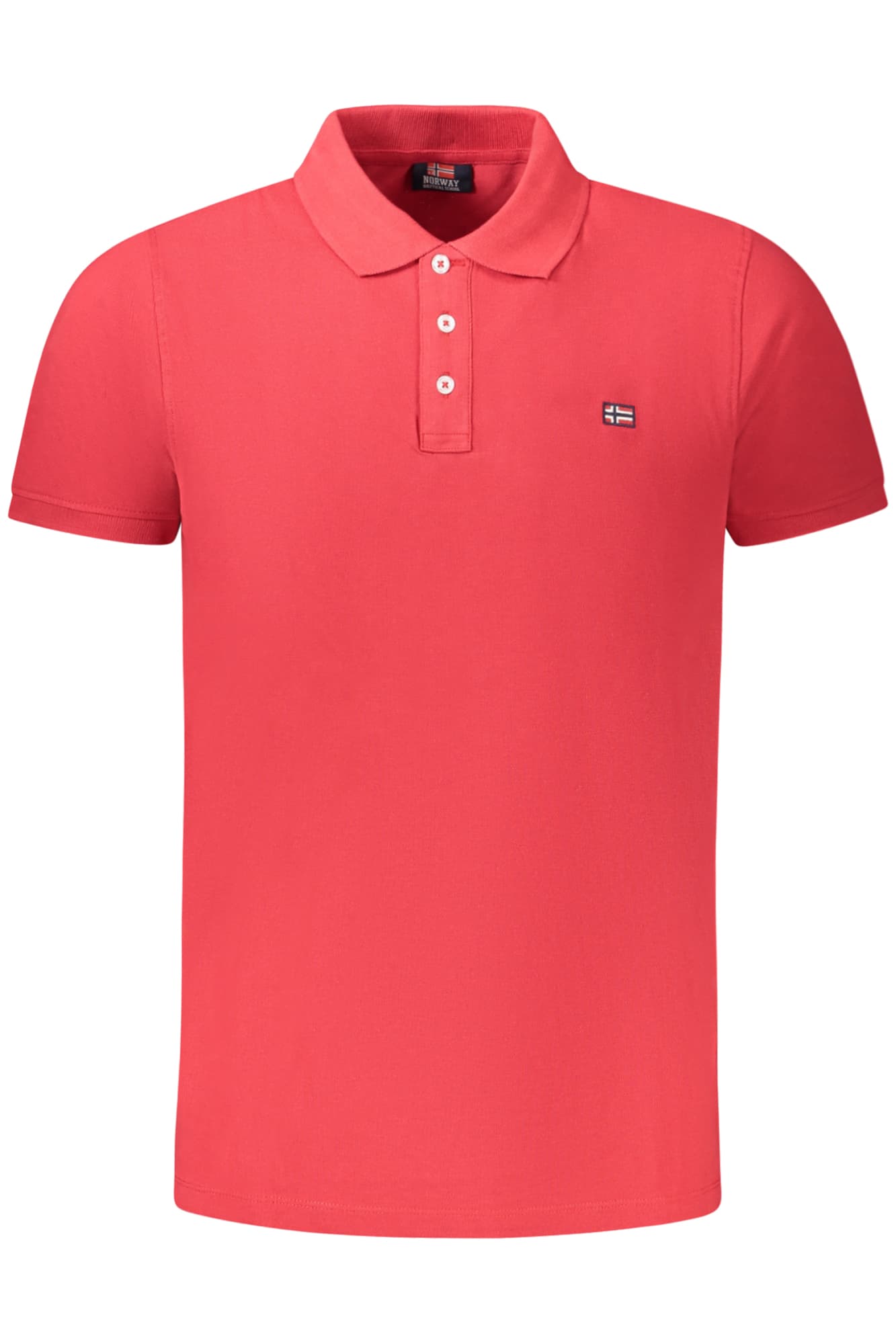 NORWAY 1963 Herren Poloshirt in Rot