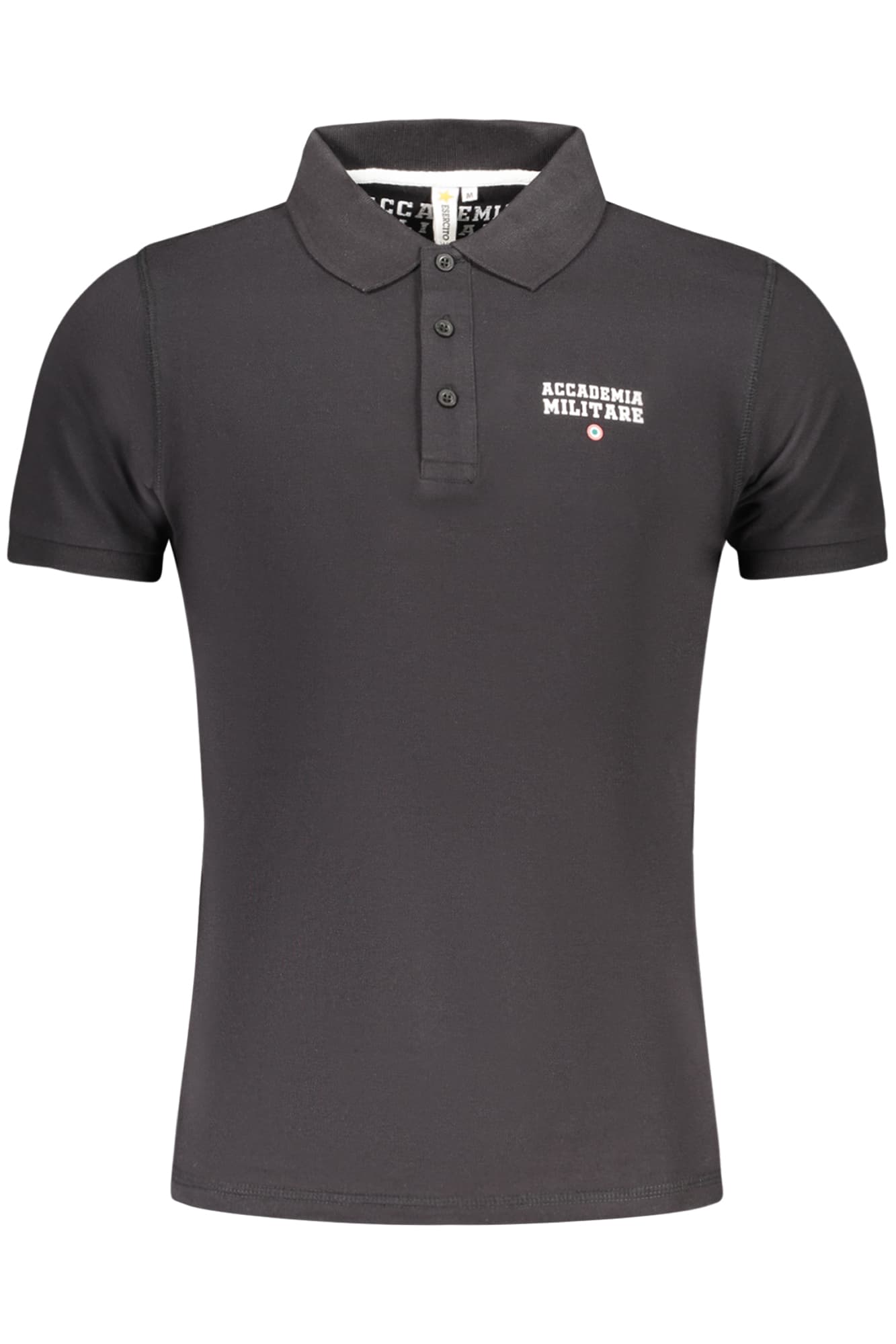 ACCADEMIA MILITARE Herren Poloshirt in Schwarz