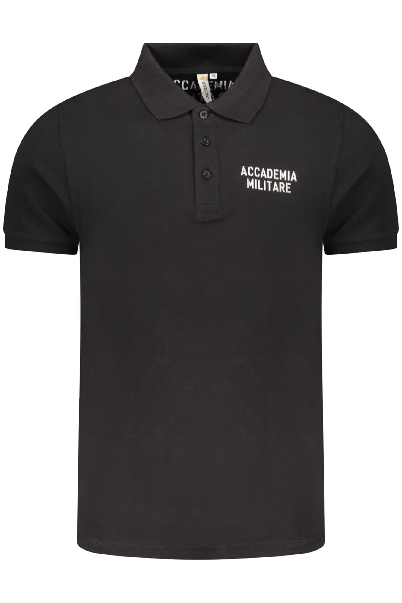 ACCADEMIA MILITARE Herren Poloshirt in Schwarz