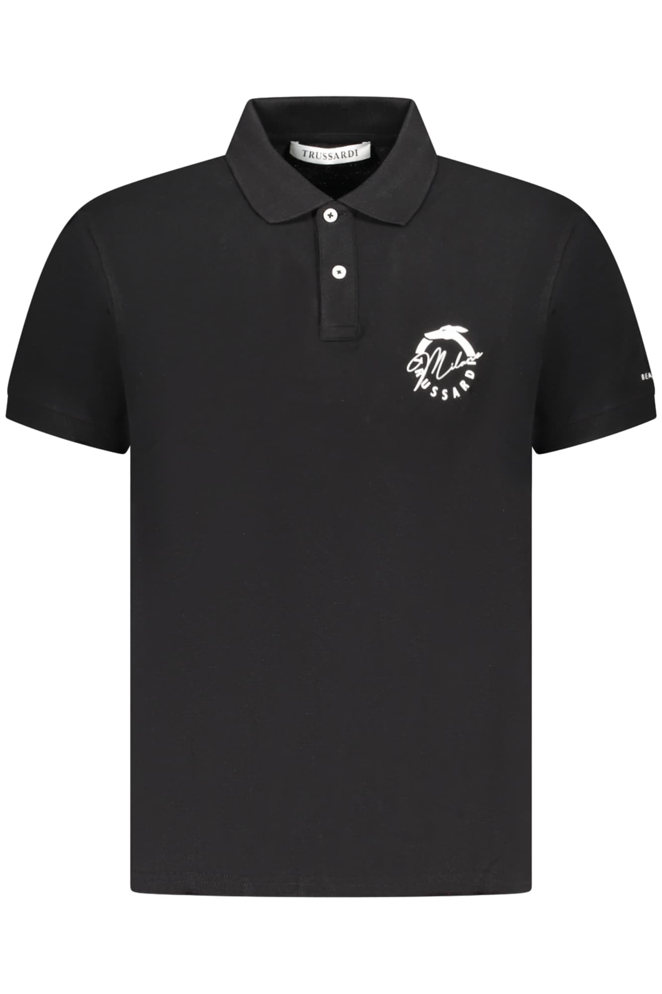 TRUSSARDI Herren Poloshirt in Schwarz