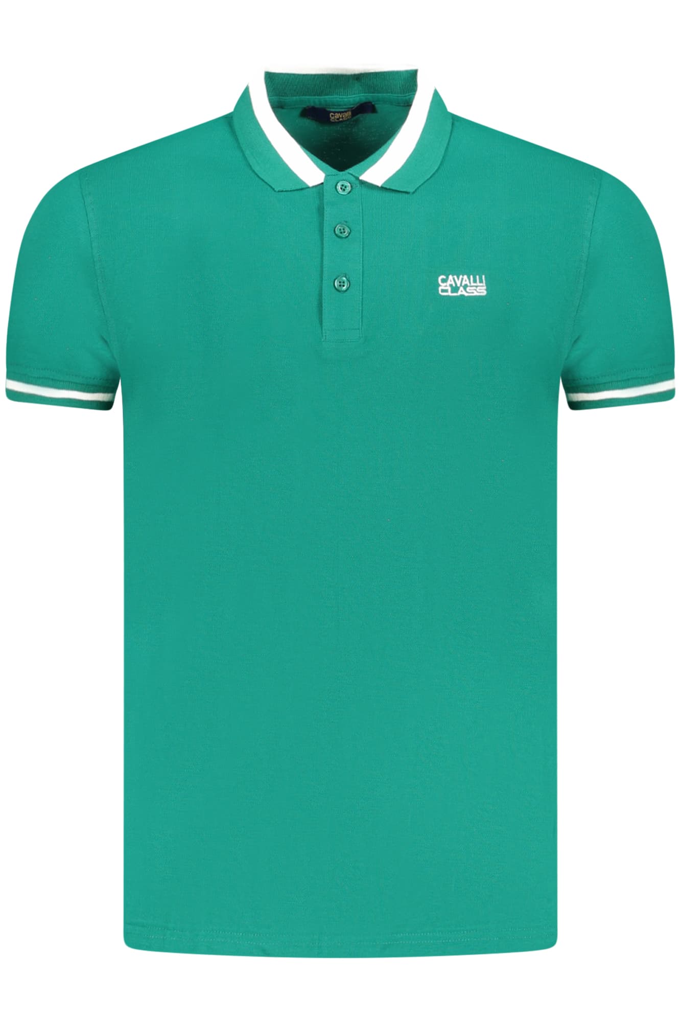 CAVALLI CLASS Herren Poloshirt in Grün