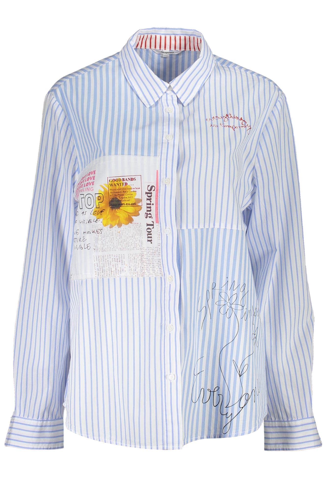 DESIGUAL Damen Hemd in Blau