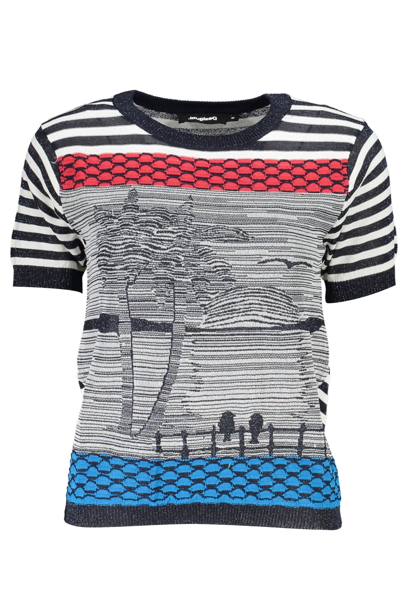 DESIGUAL Damen Pullover in Blau