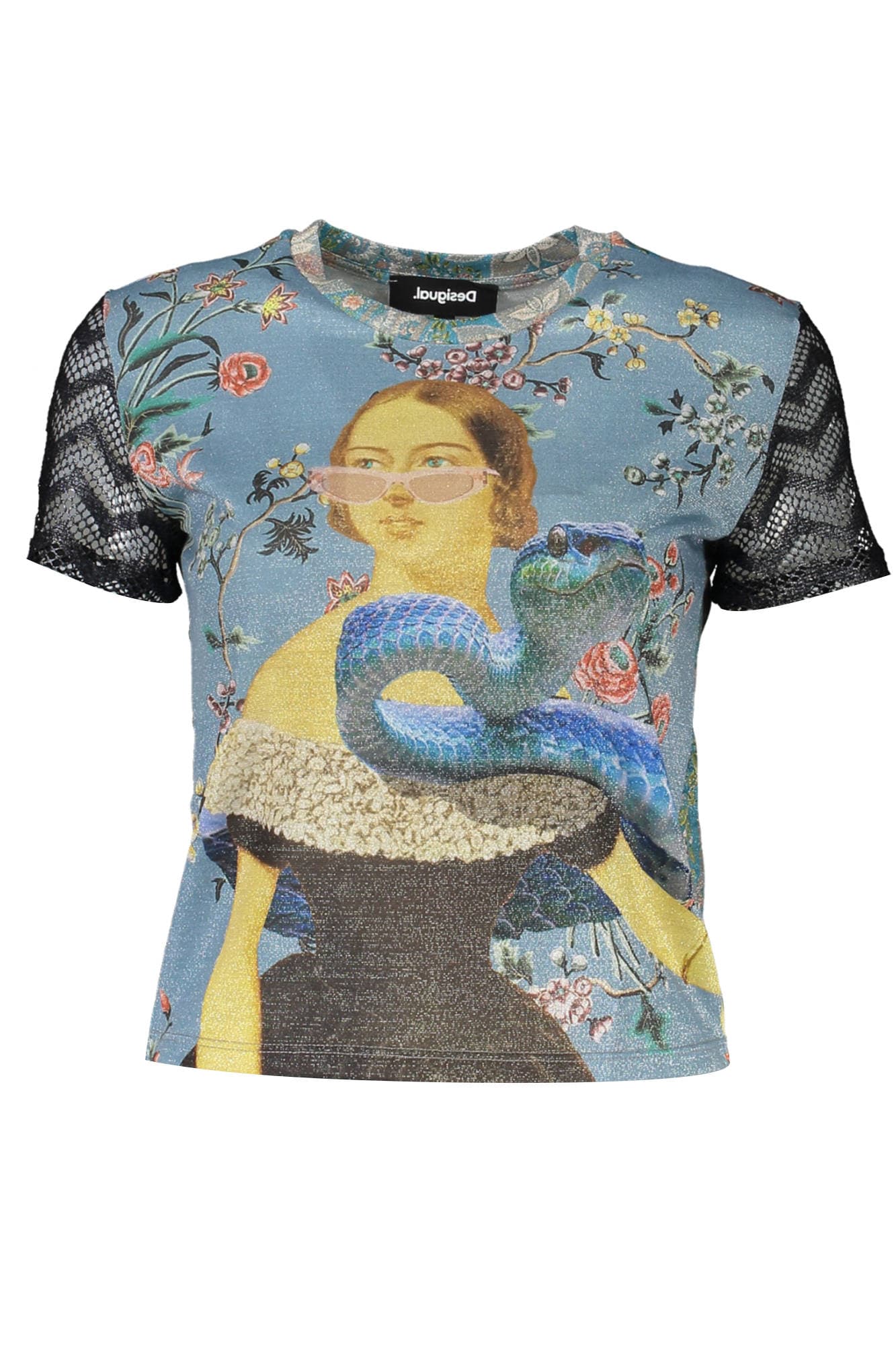DESIGUAL Damen T-Shirt in Blau