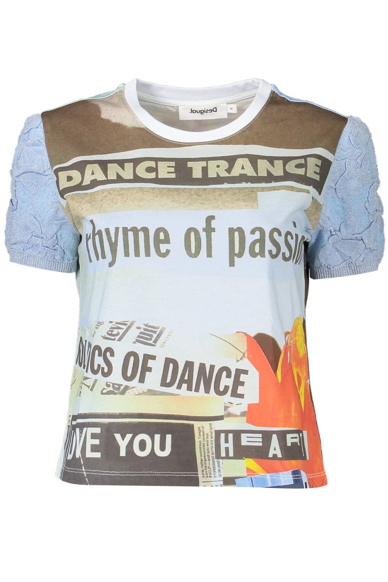 DESIGUAL Damen T-Shirt in Blau