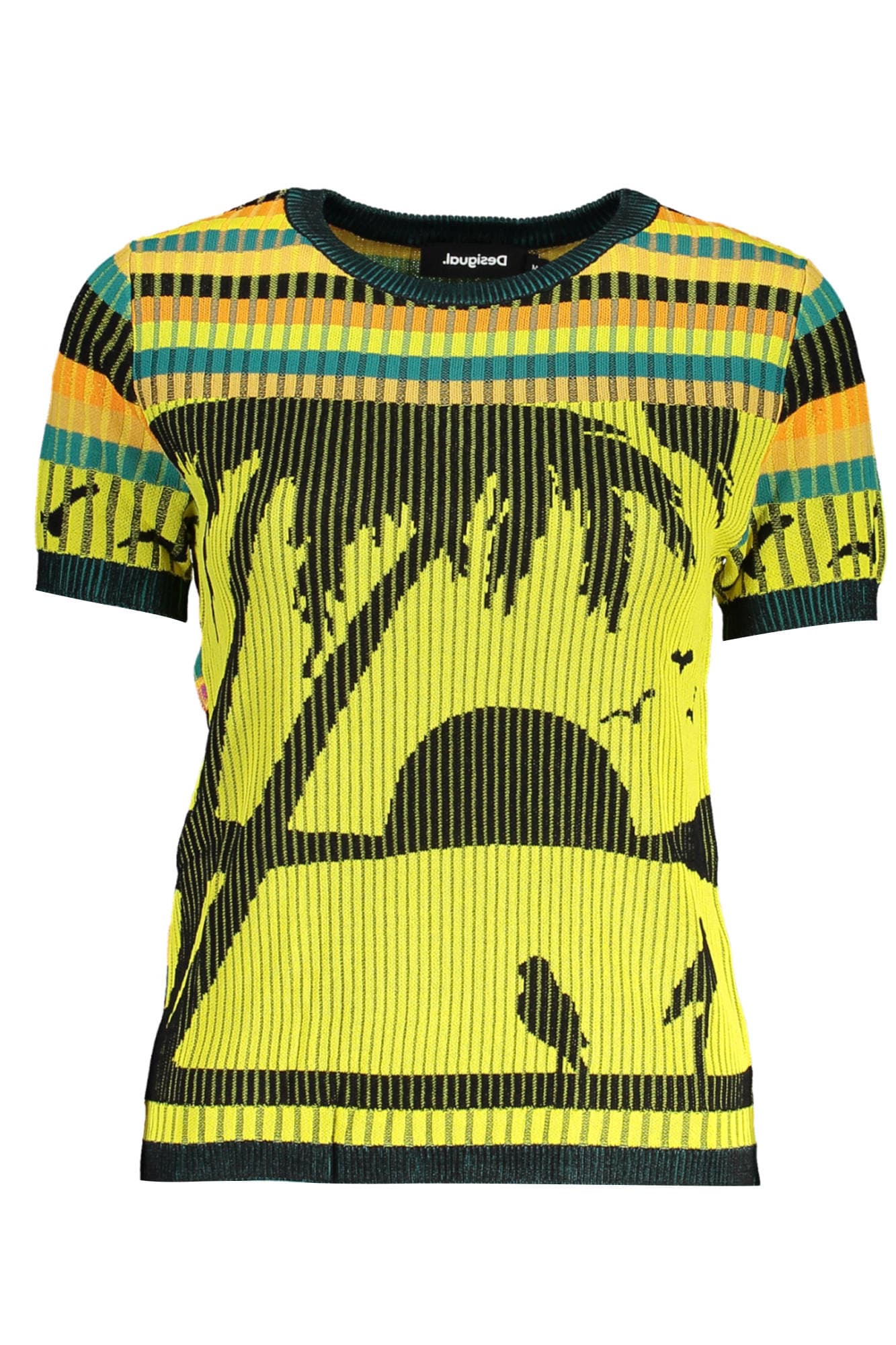 DESIGUAL Damen Pullover in Gelb