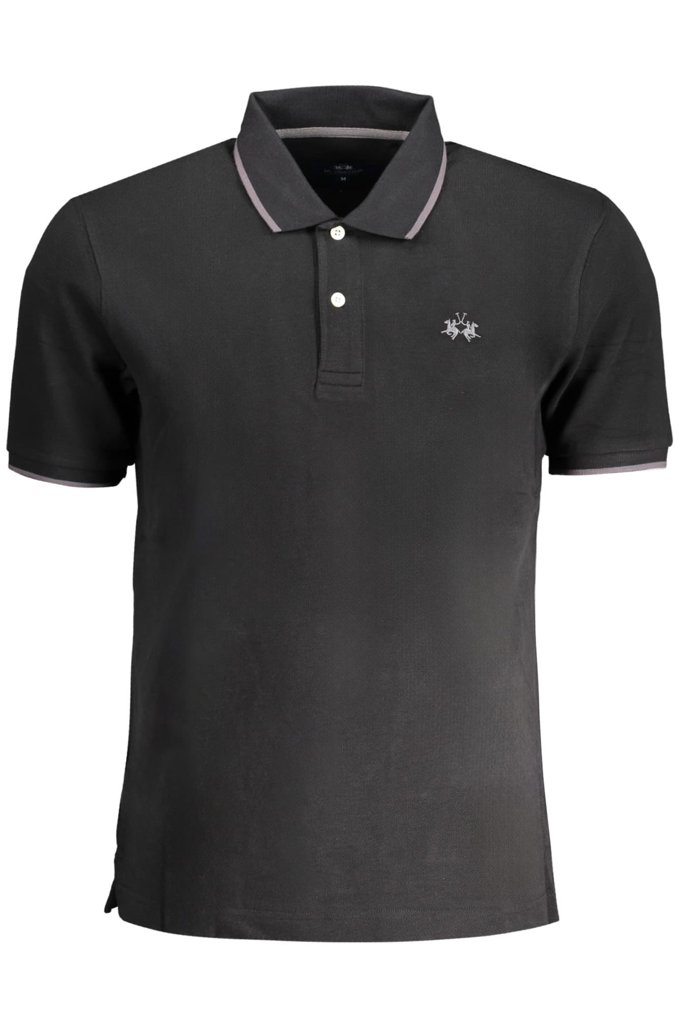 LA MARTINA Herren Poloshirt in Schwarz
