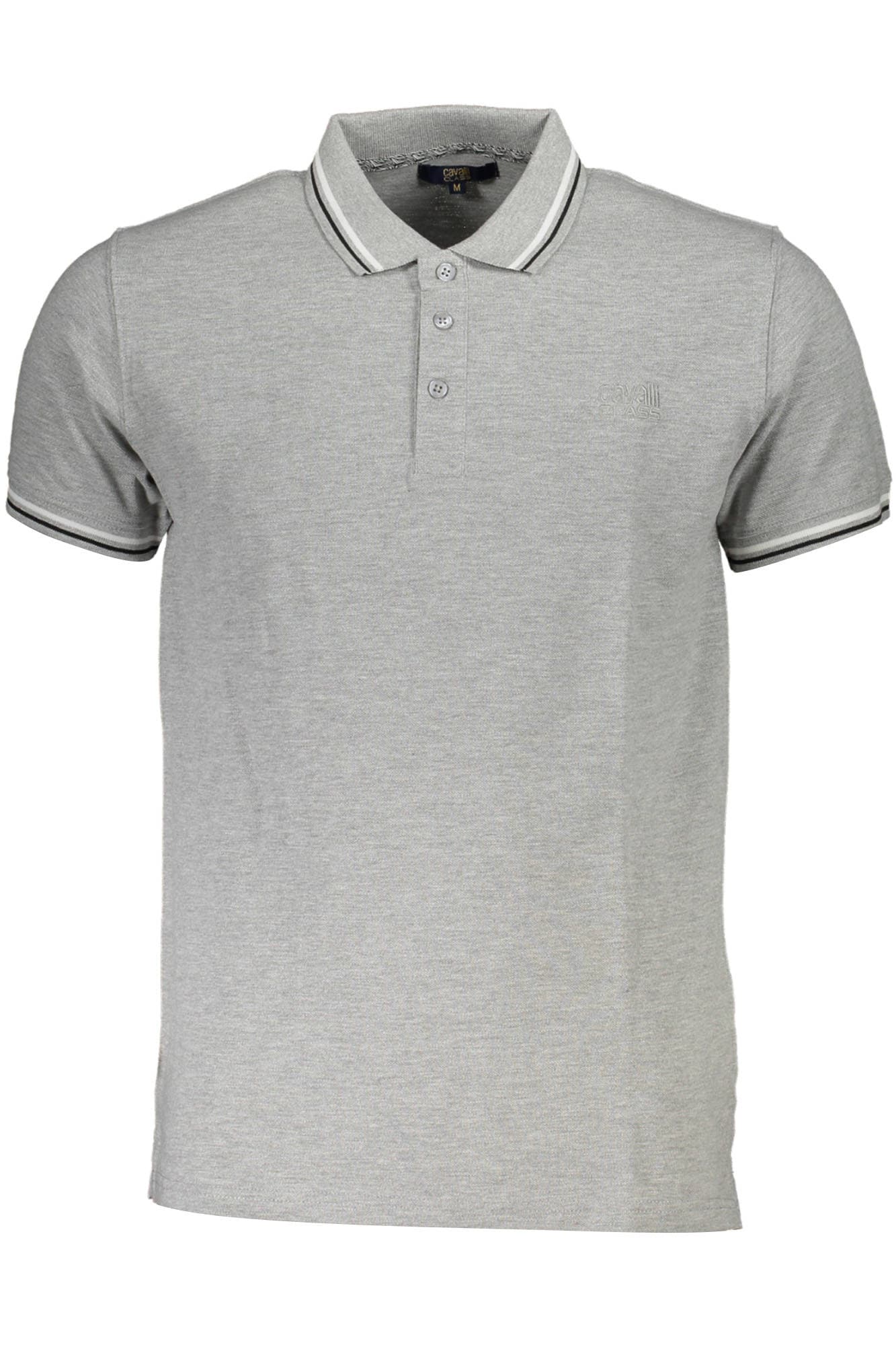 CAVALLI CLASS Herren Poloshirt in Grau