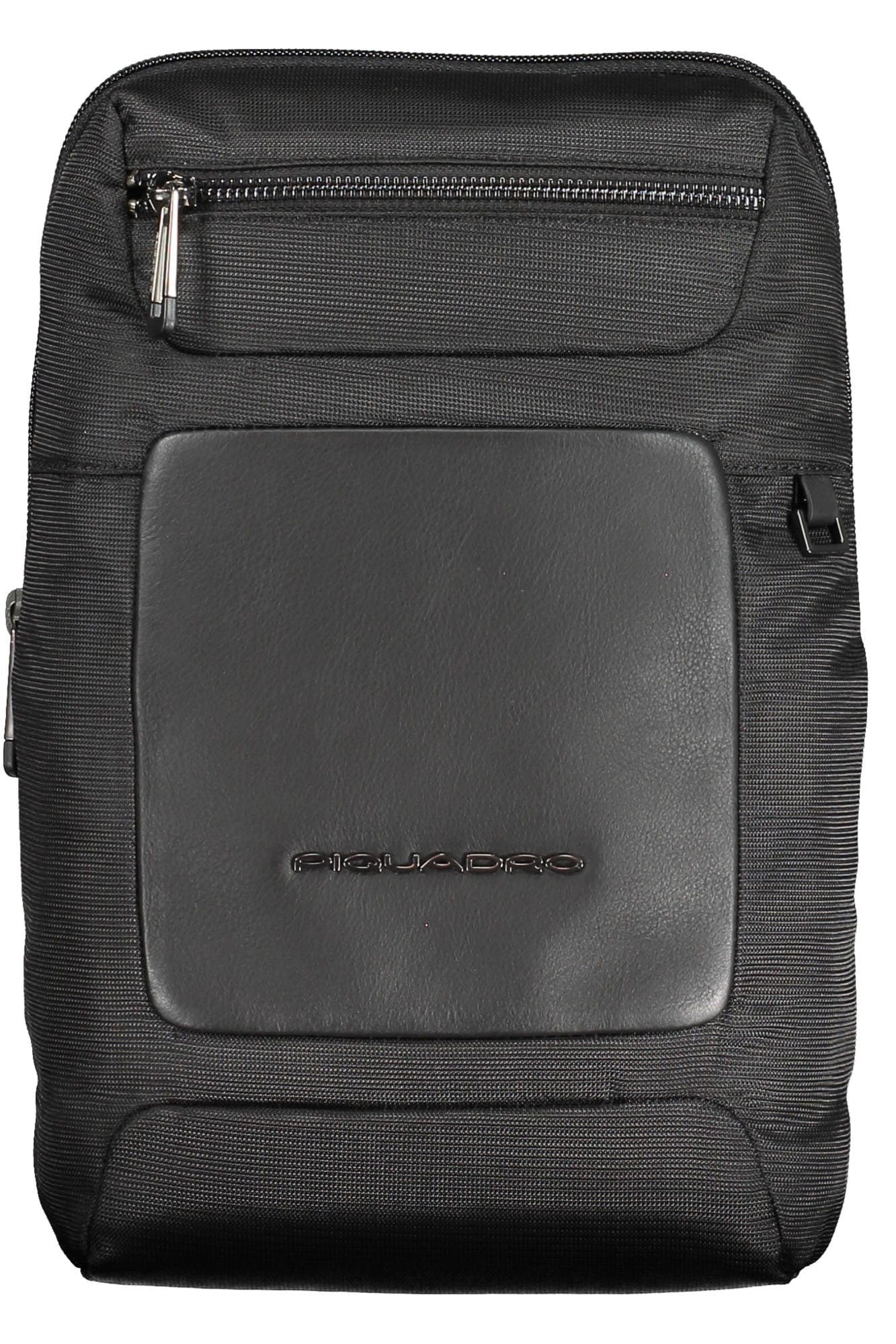 PIQUADRO Herren Schultertasche in Schwarz