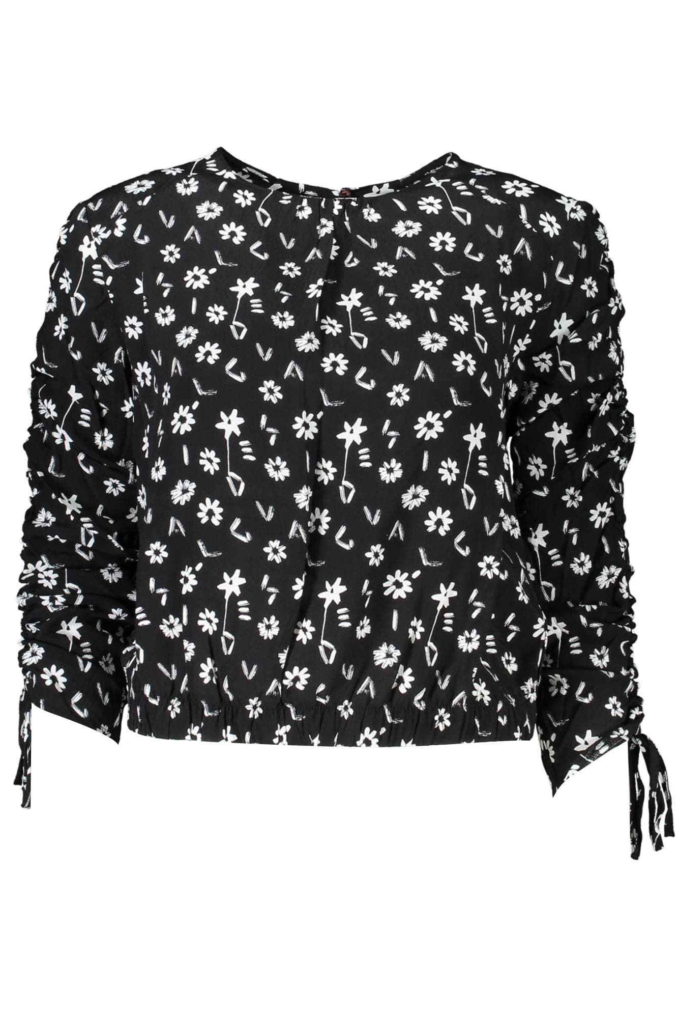 DESIGUAL Damen Hemd in Schwarz