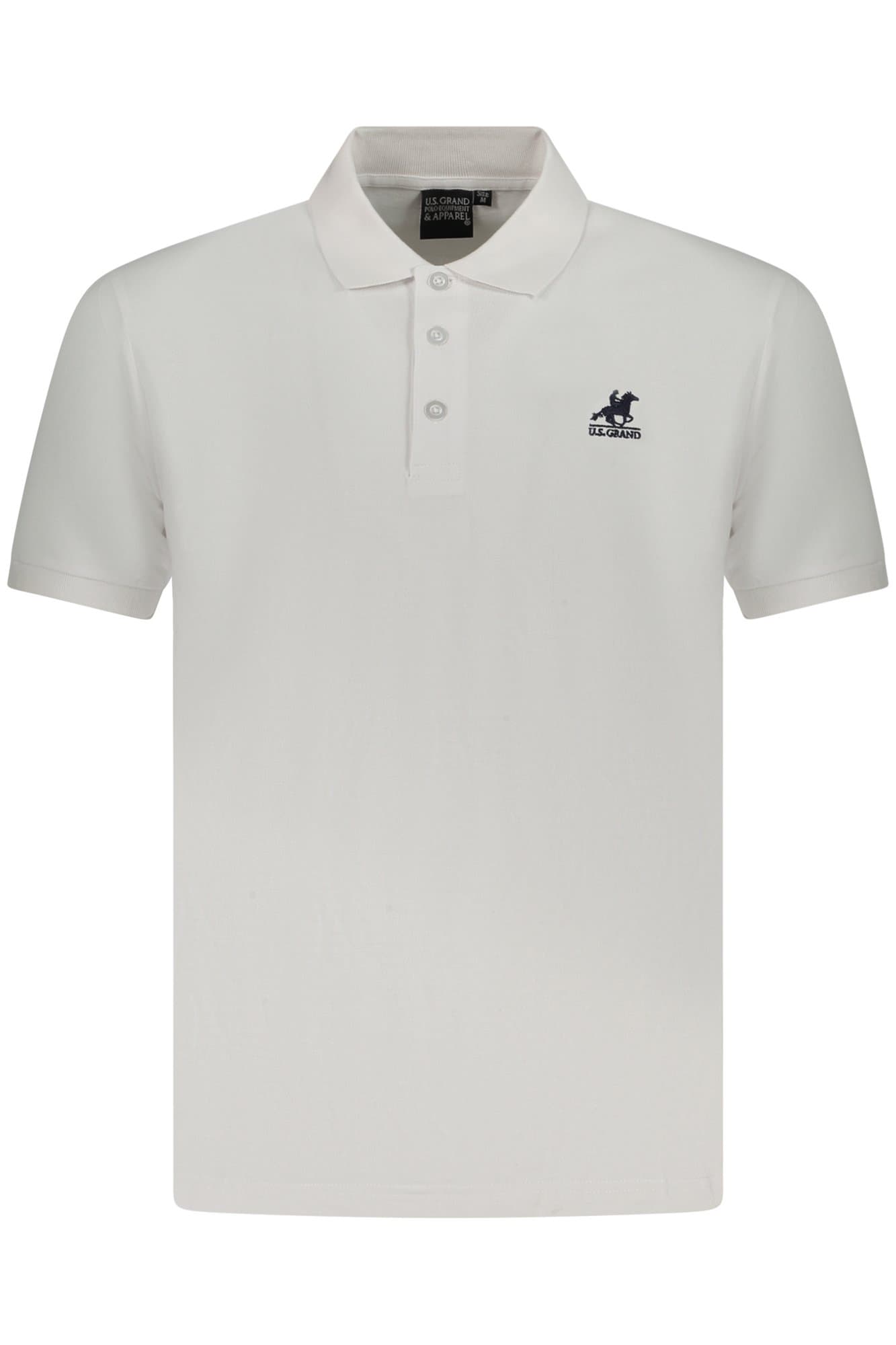 U.S. GRAND Herren Poloshirt in Weiß
