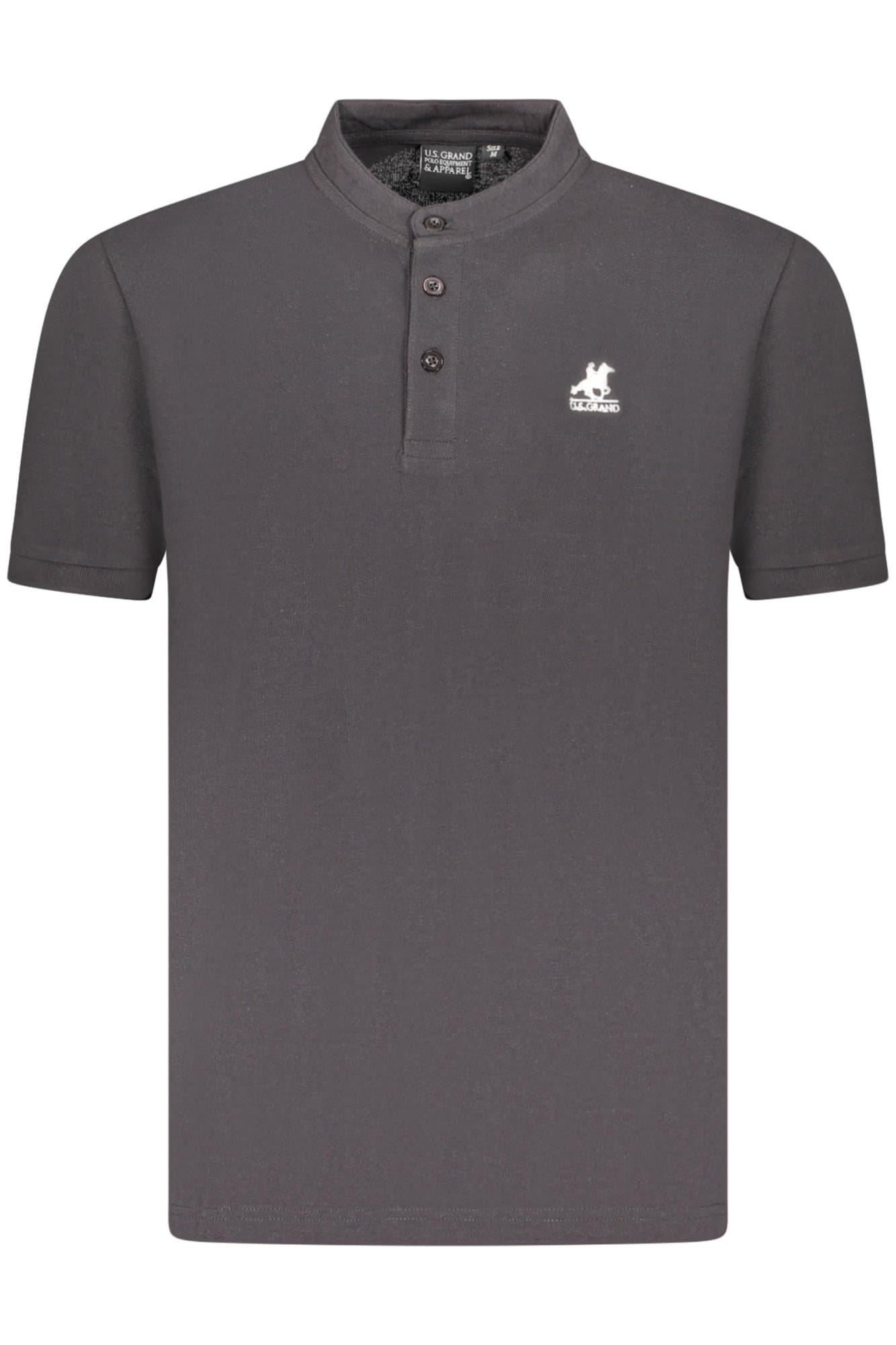U.S. GRAND Herren Poloshirt in Schwarz