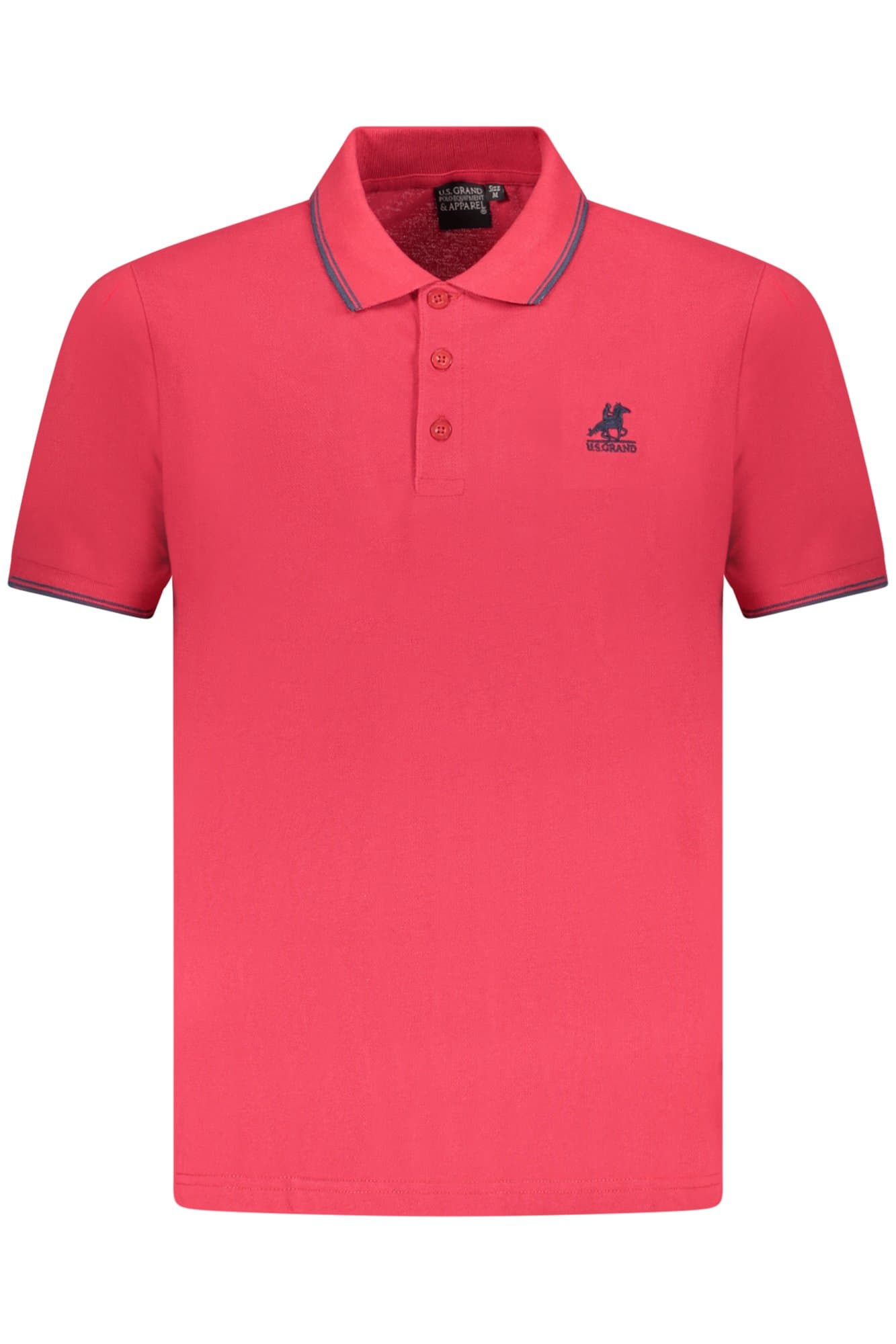 U.S. GRAND Herren Poloshirt in Rot