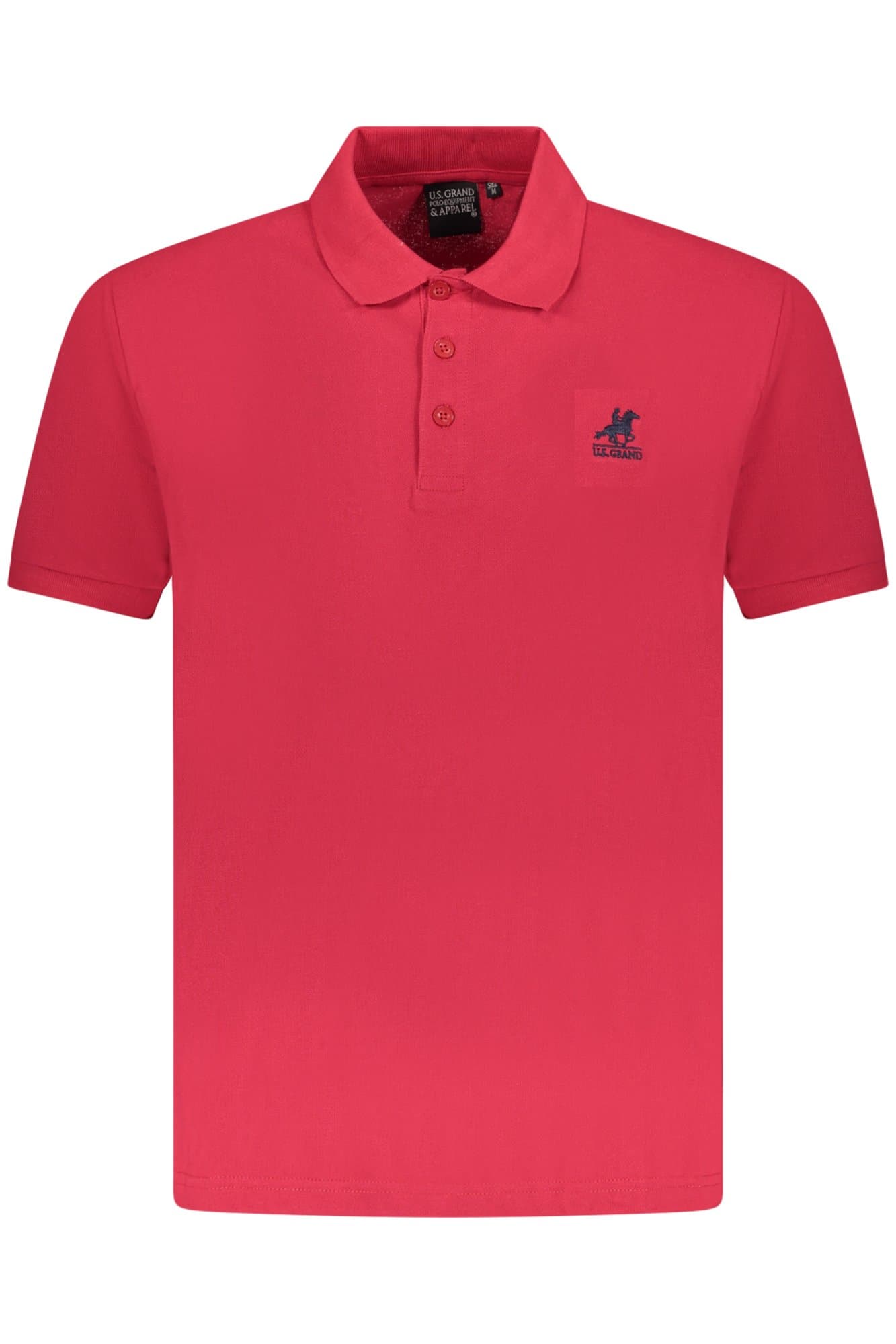 U.S. GRAND Herren Poloshirt in Rot