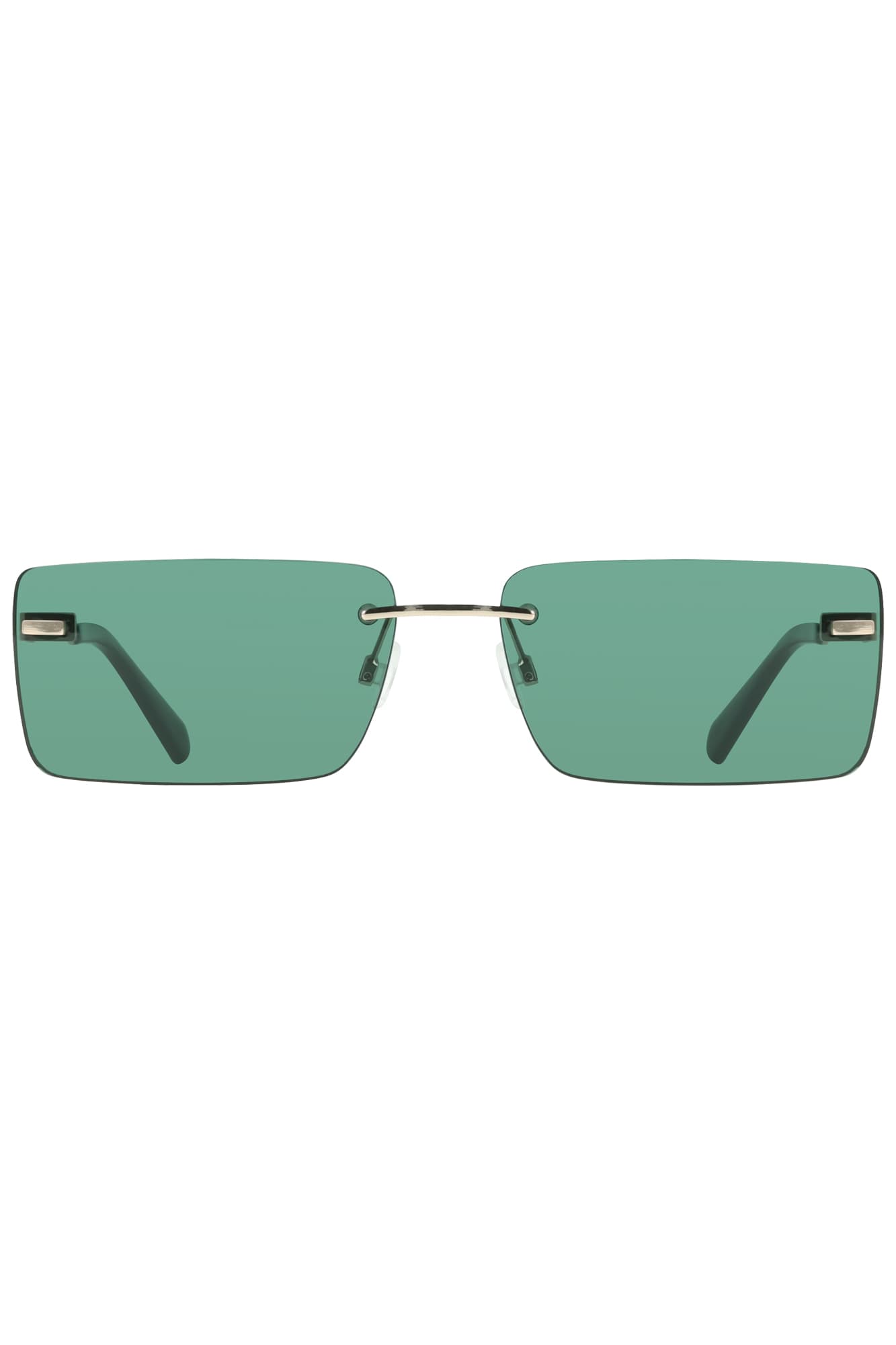 Calvin Klein Damen Sonnenbrille in Grün