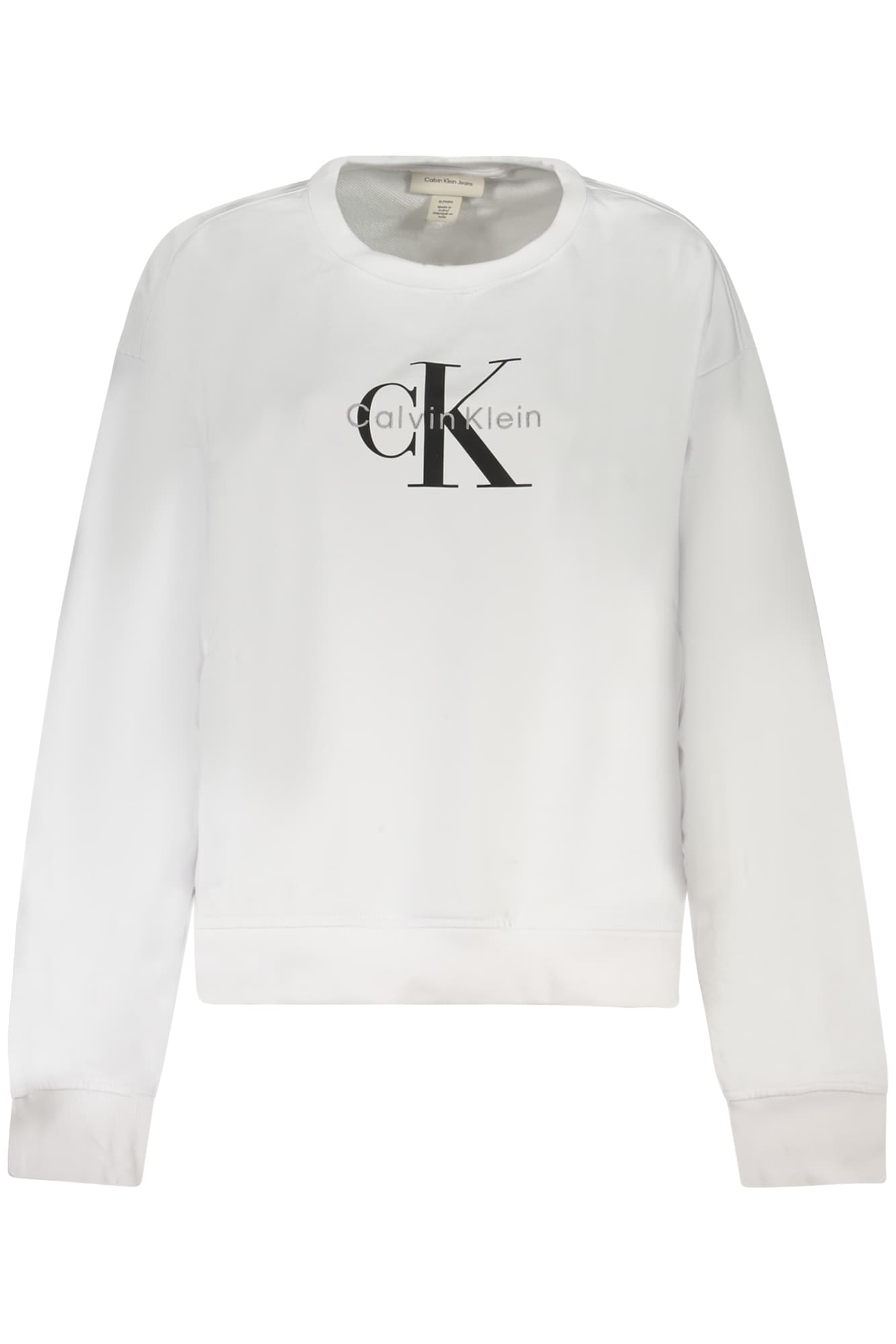 Calvin Klein Damen Sweatshirt in Weiß