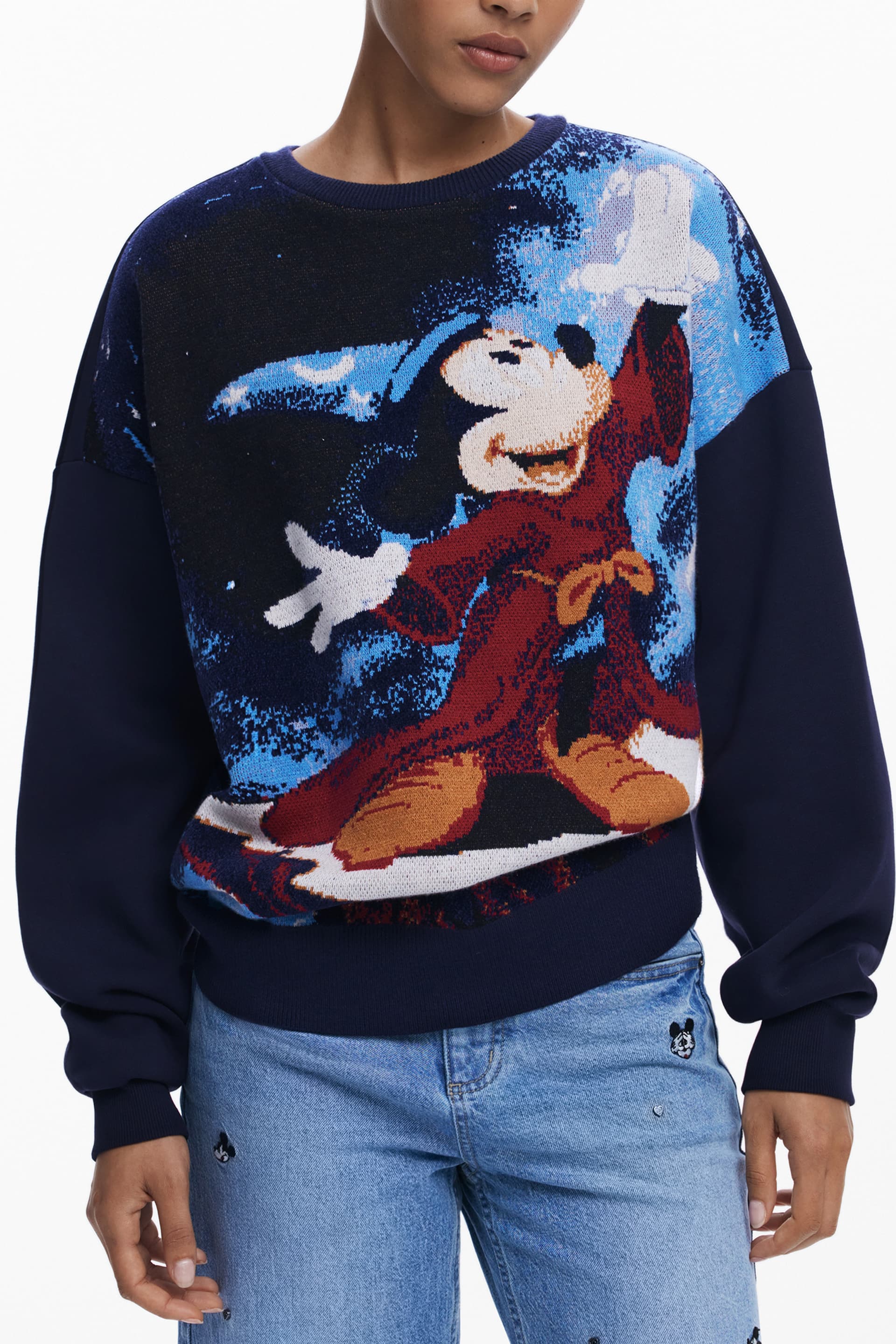 DESIGUAL Damen Sweatshirt in Blau