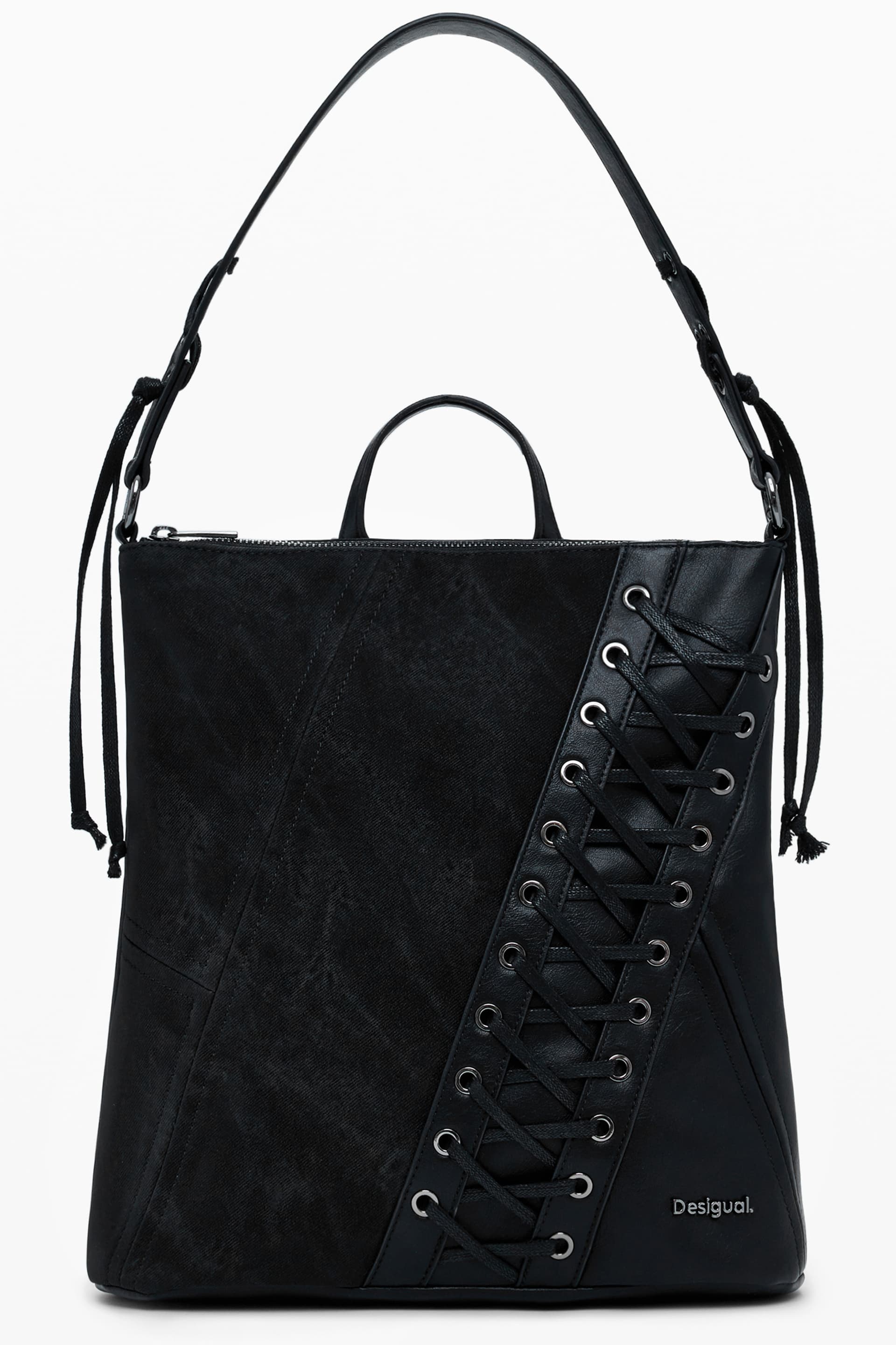 DESIGUAL Damen Rucksack in Schwarz