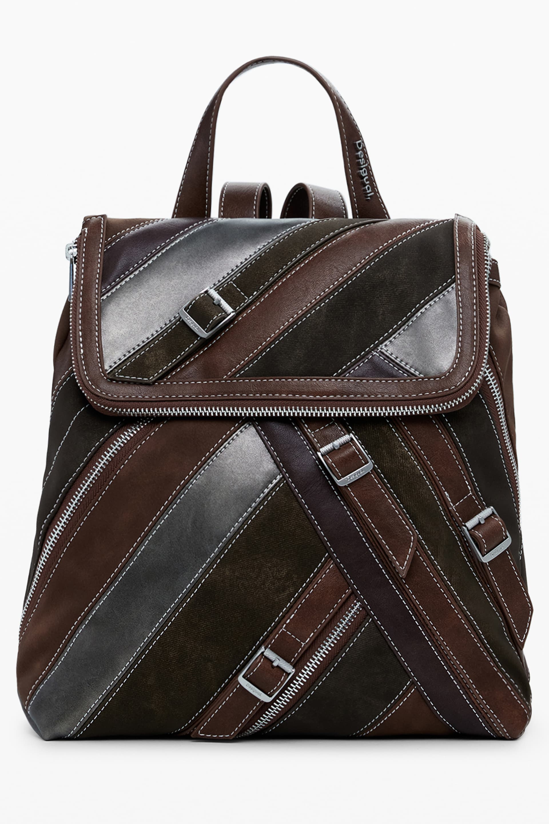 DESIGUAL Damen Rucksack in Braun