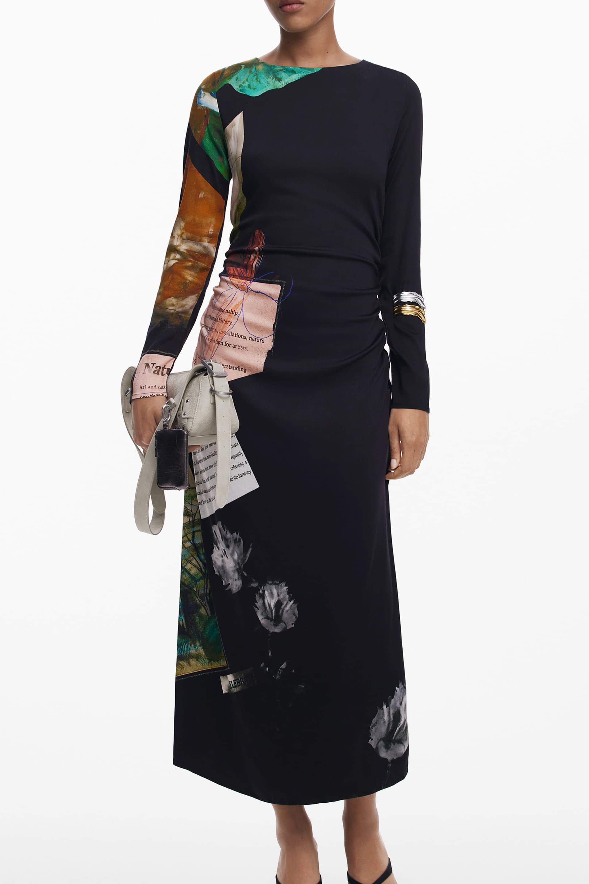 DESIGUAL Damen Kleid in Schwarz