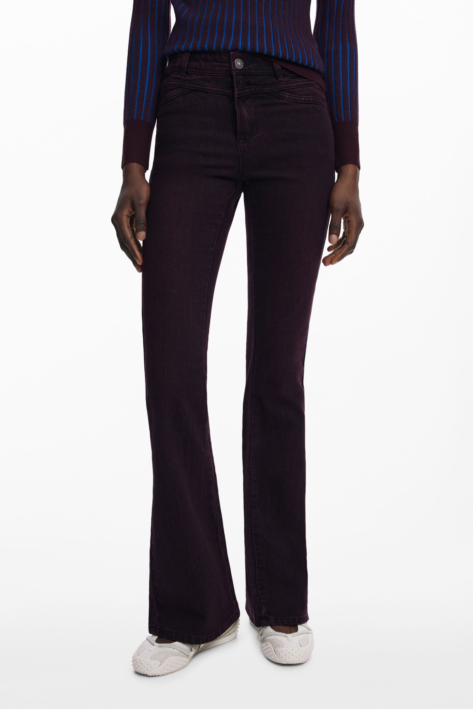 DESIGUAL Damen Jeans in Lila