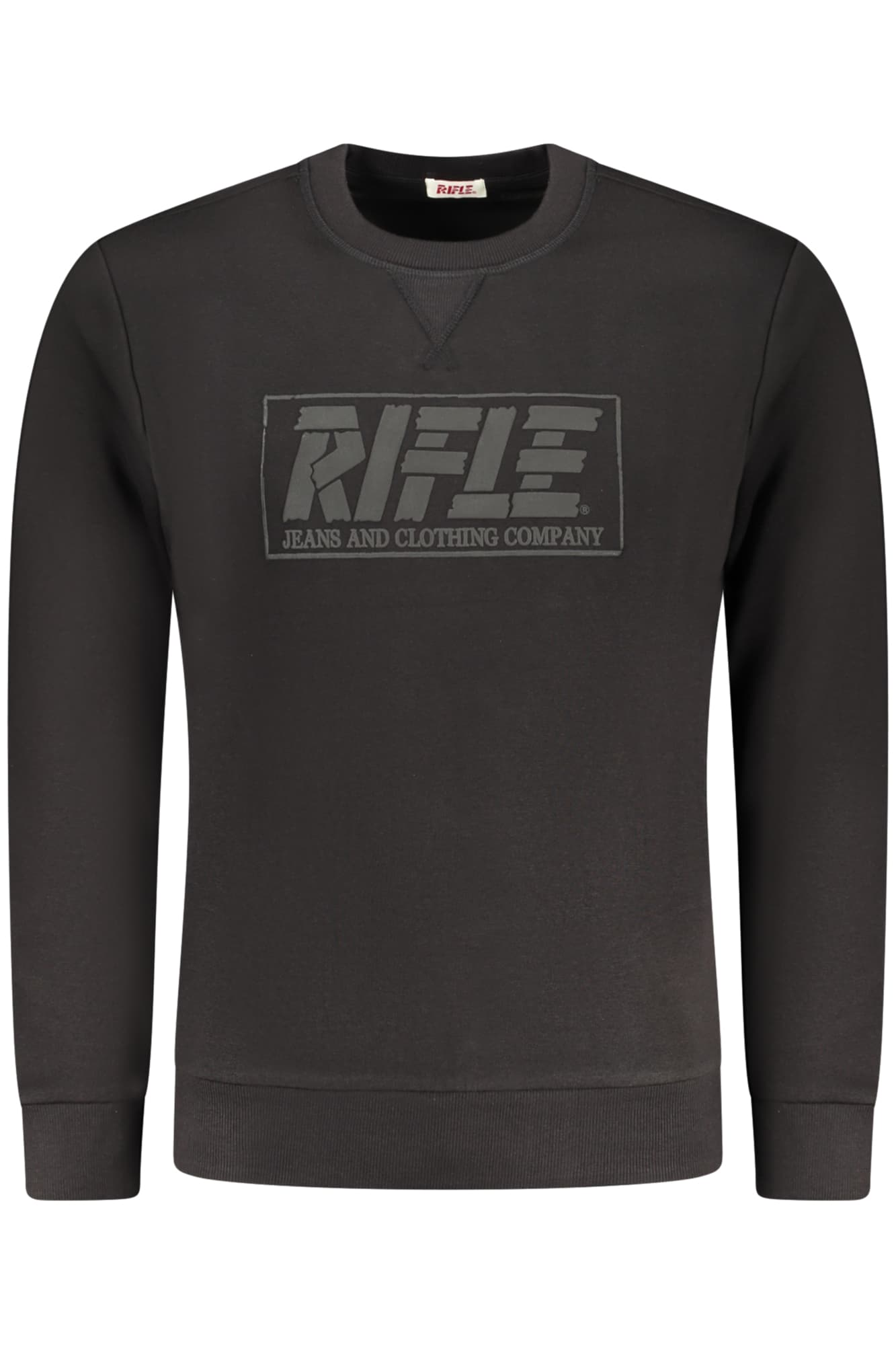 RIFLE Herren Sweatshirt in Schwarz