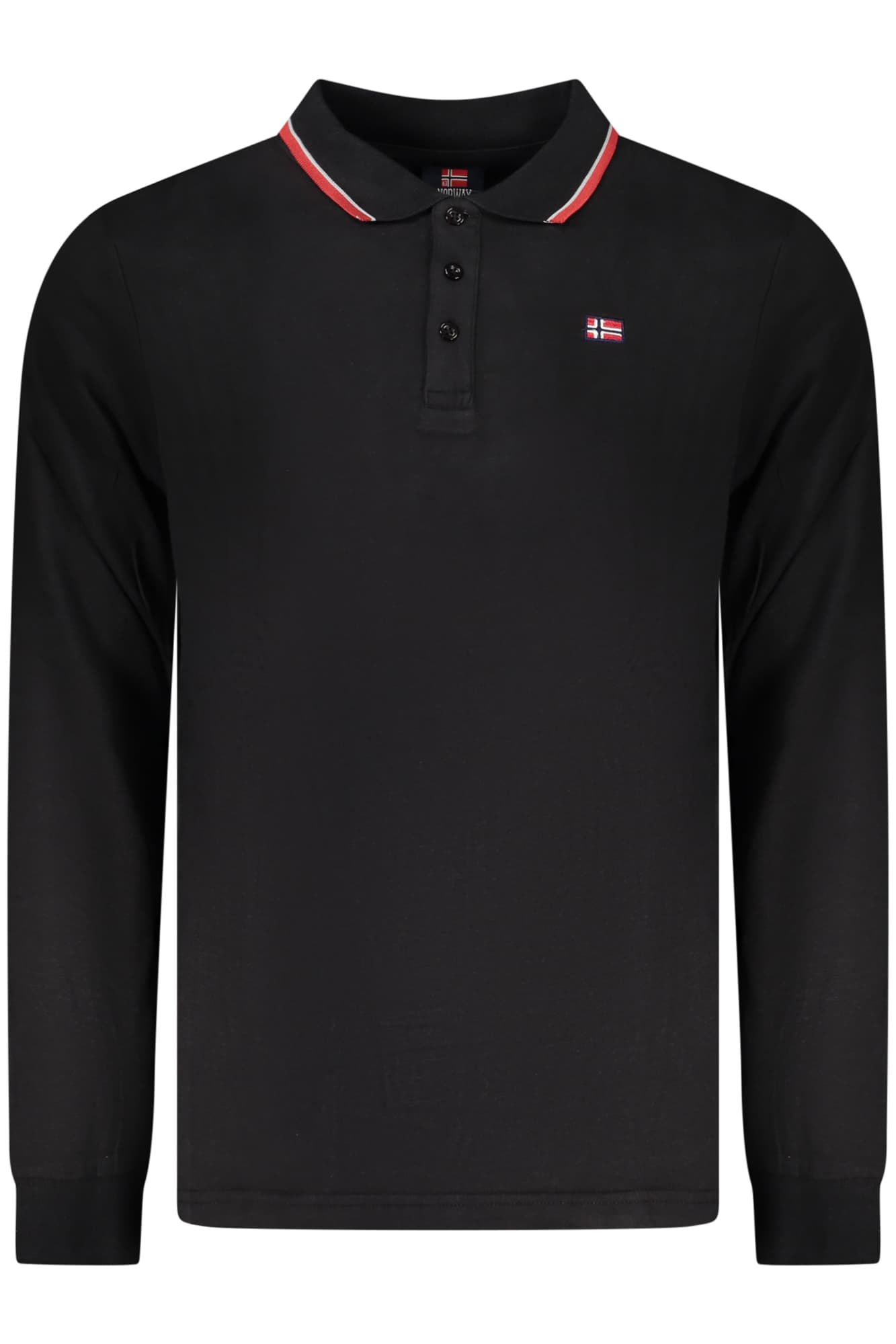 NORWAY 1963 Herren Poloshirt in Schwarz
